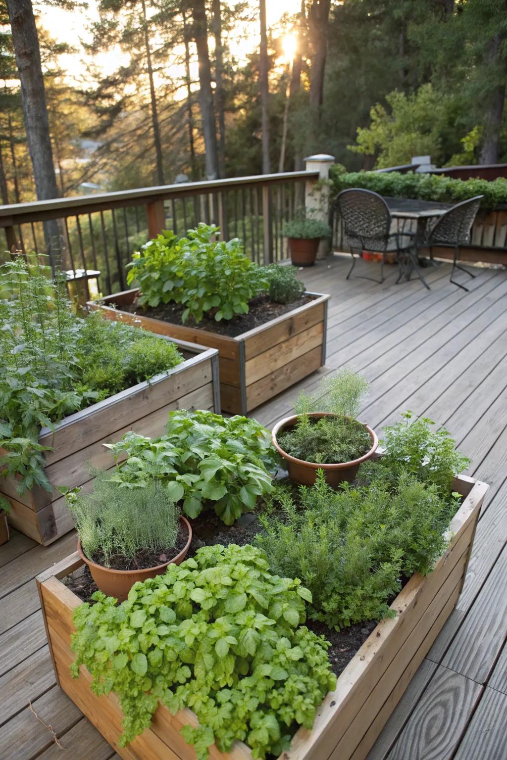 Cultivate themed gardens for culinary inspiration.