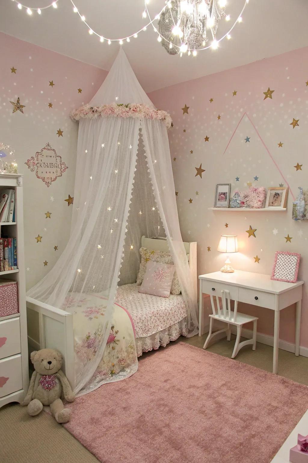 A fairy tale land theme that enchants and inspires.