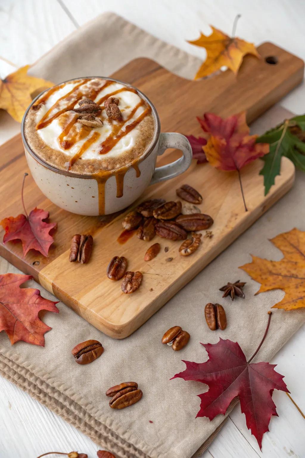 Woodland Nectar Pecan Latte: a taste of cozy seasons
