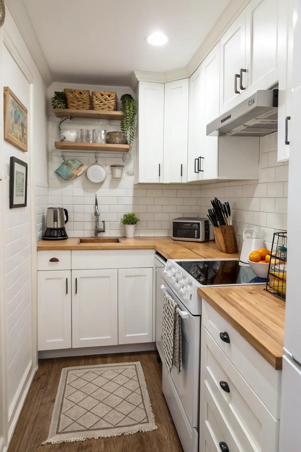 Smart design creates spaciousness.