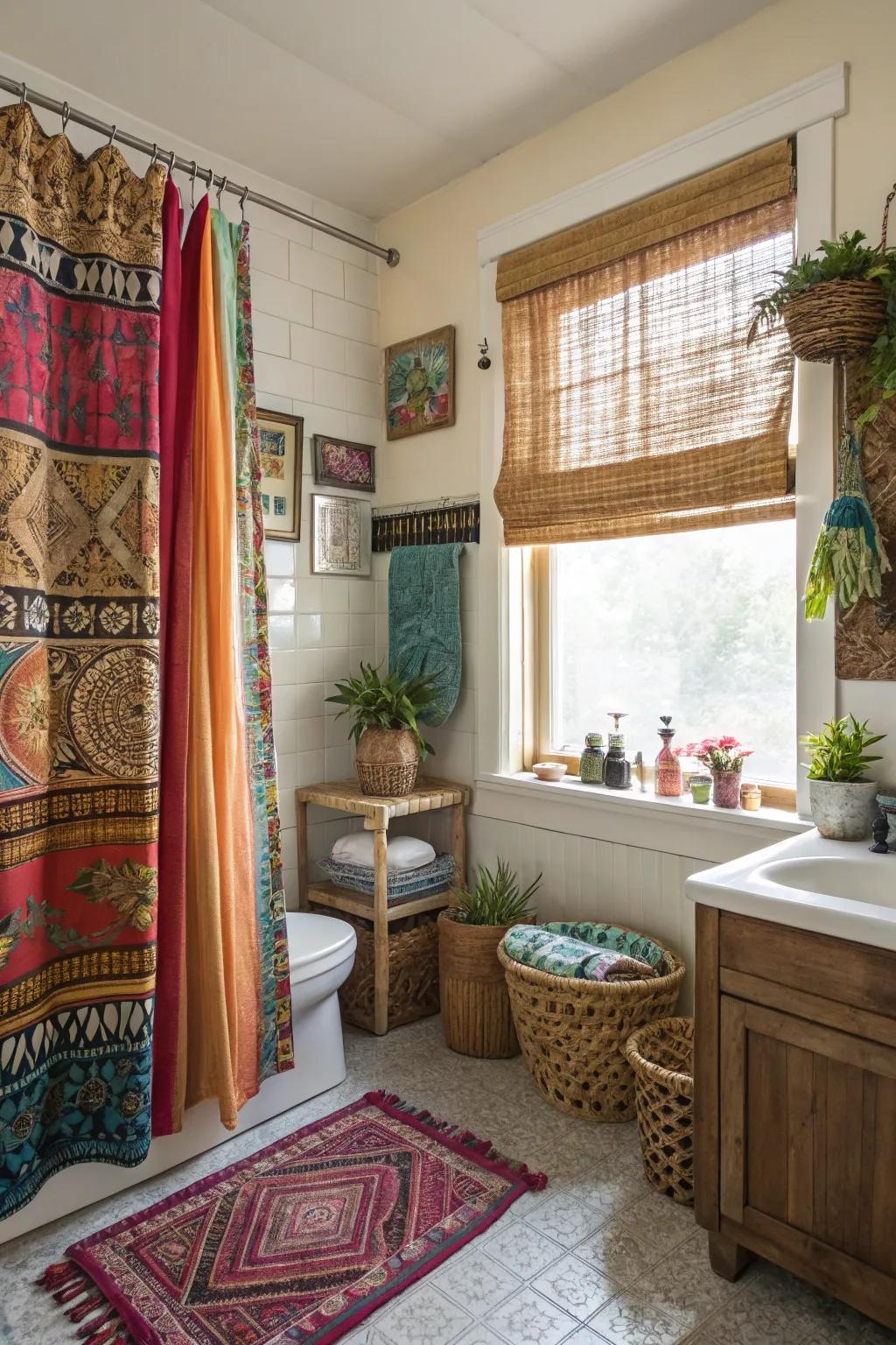 Personal expression: Mix and coordinate for a unique bathroom design.