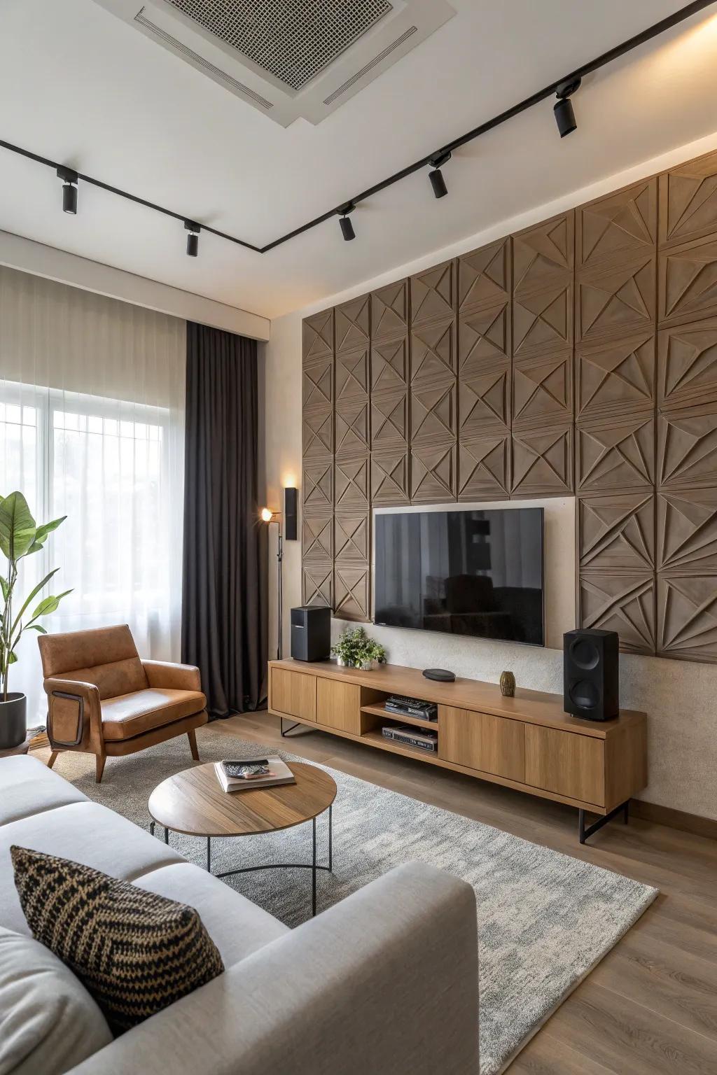 Amplify sound and aesthetic through acoustic partitions.