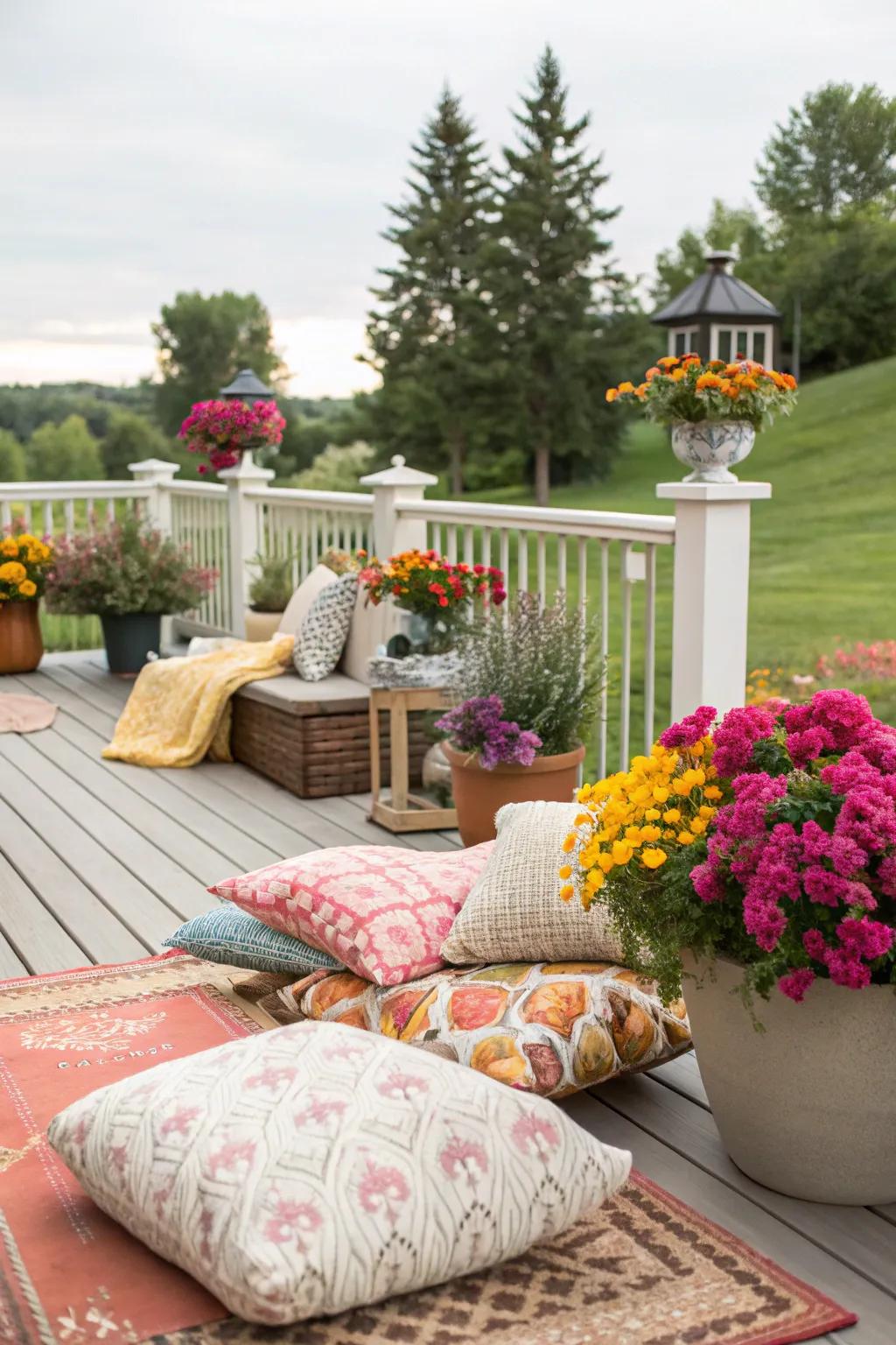 Seasonal decor keeps your deck fresh and inviting throughout the year.