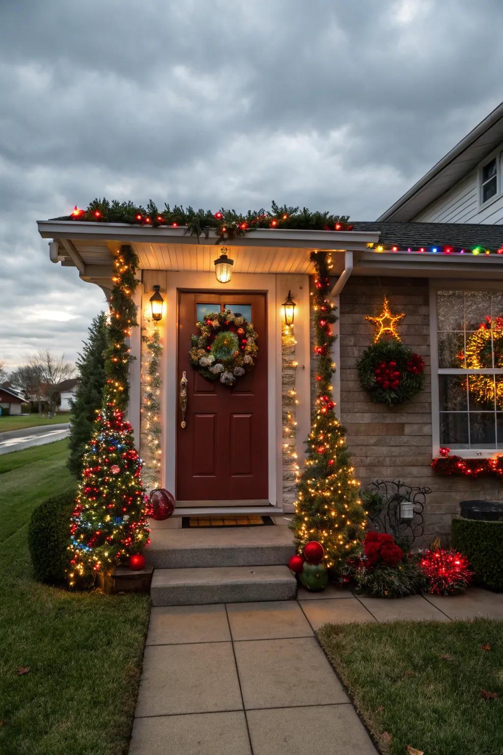 Themed decor welcomes guests with festive flair.