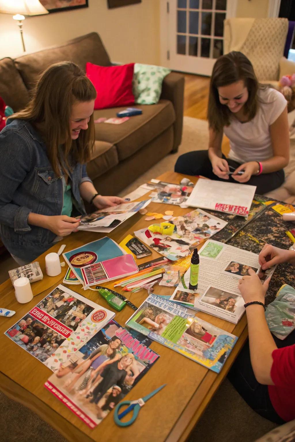 An inspiring goals session to set goals and dreams on Galentine's Day.