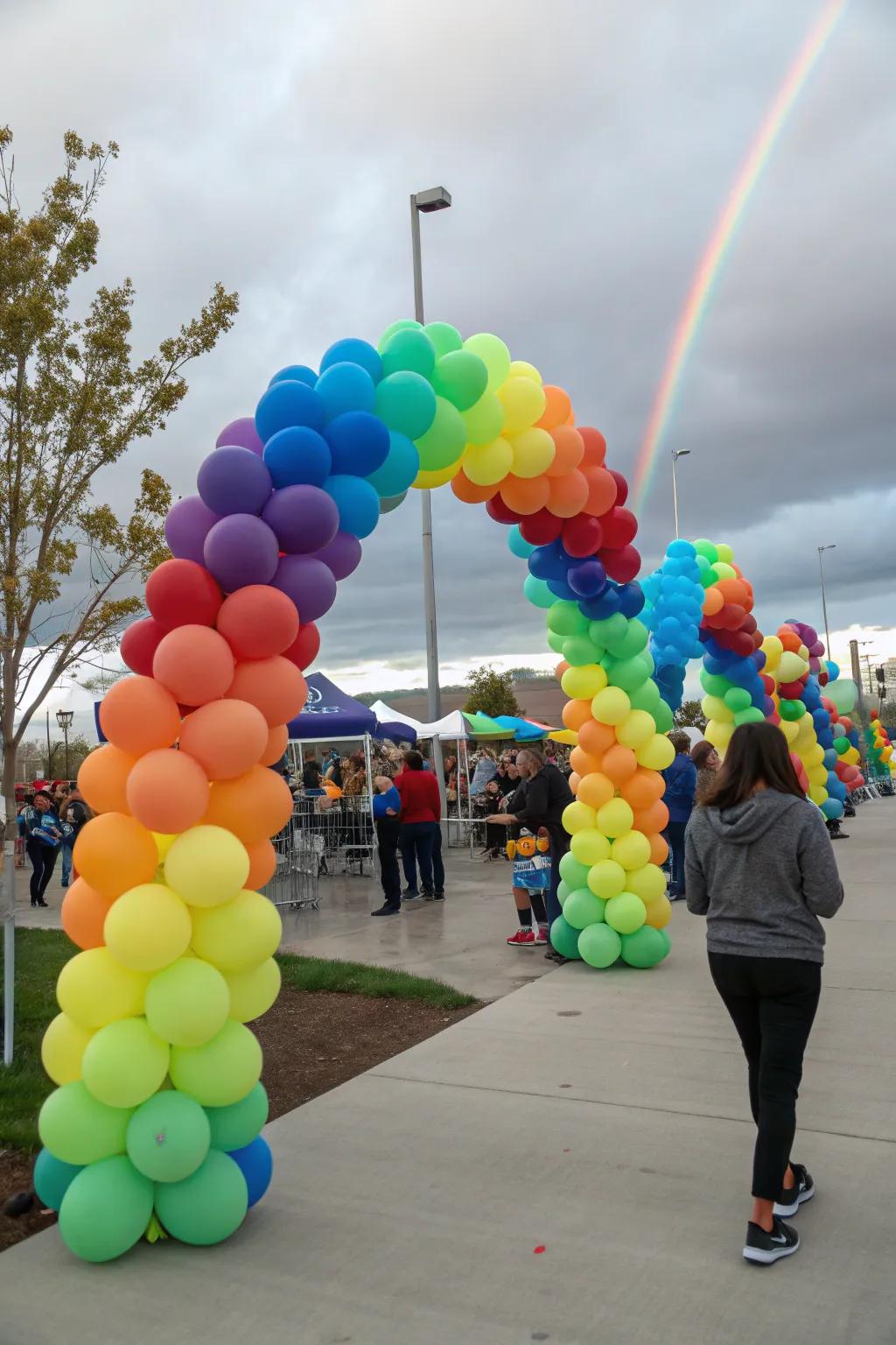 Eco-friendly balloons offer a sustainable celebration option.