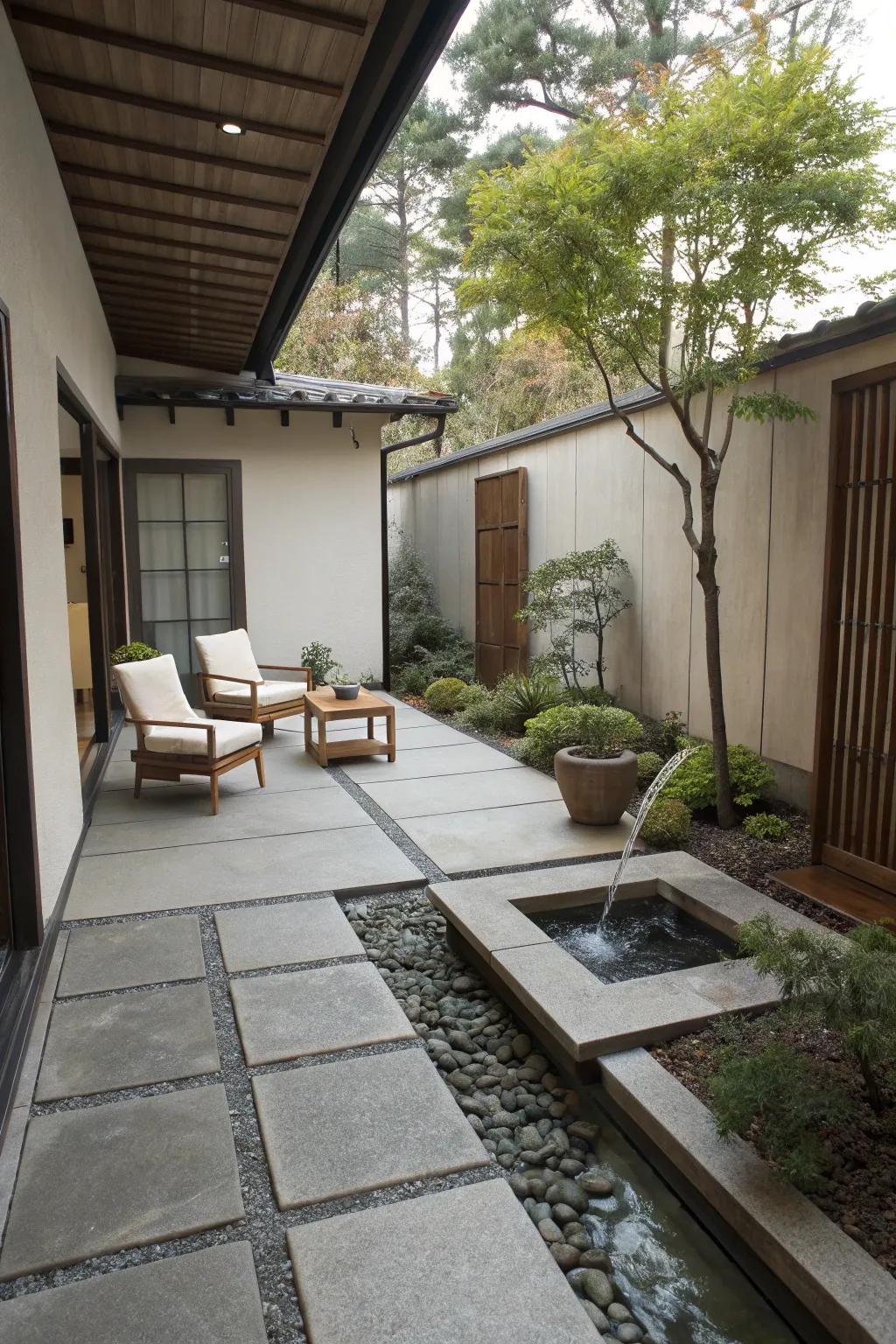 A minimalist Zen getaway for ultimate relaxation.