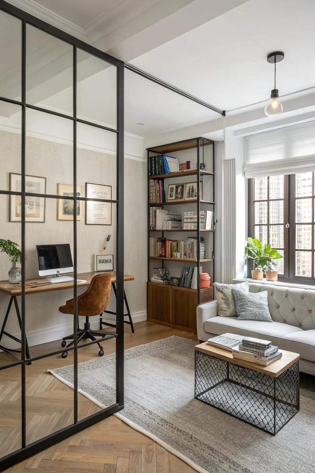A room screen defines your space.