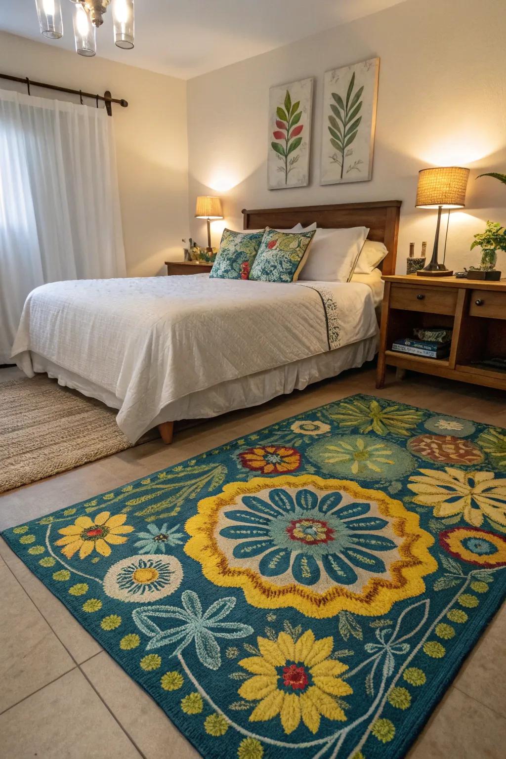 Rugs add warmth.