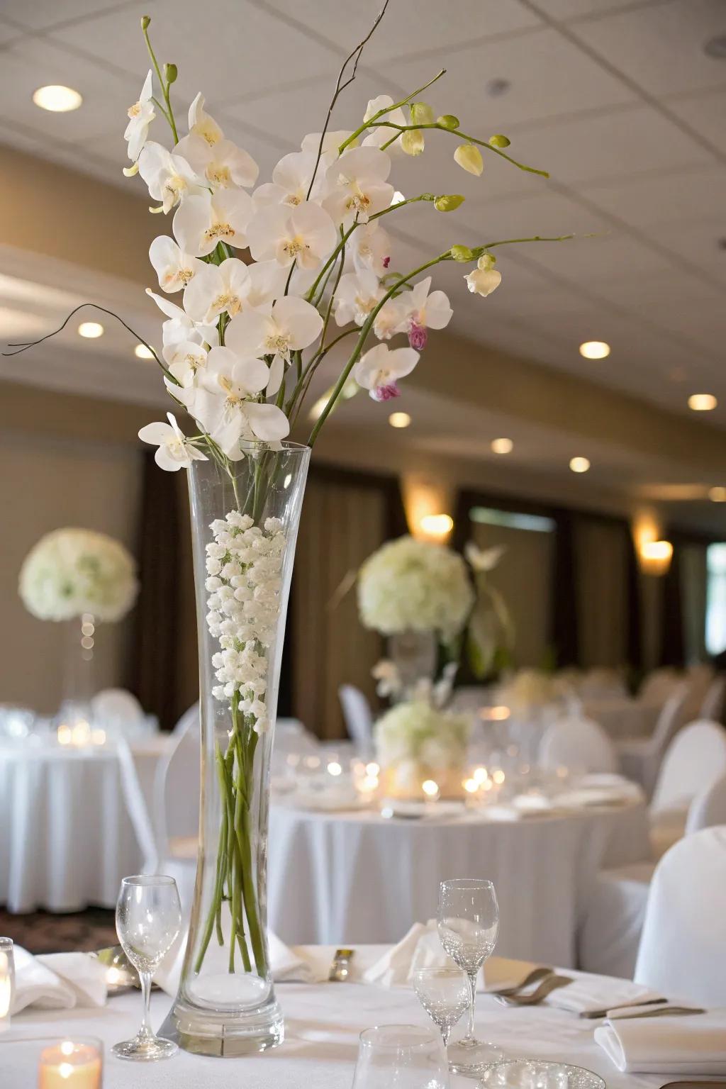 Refined simplicity with a single orchid