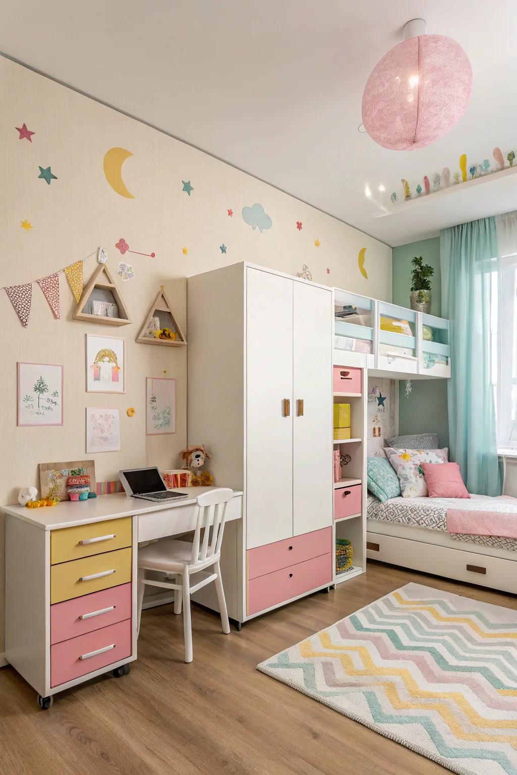 A strategically designated chamber that accommodates a developing child.