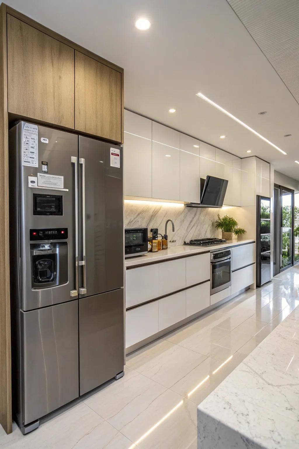 Smart technology enhances functionality while preserving the natural aesthetic.