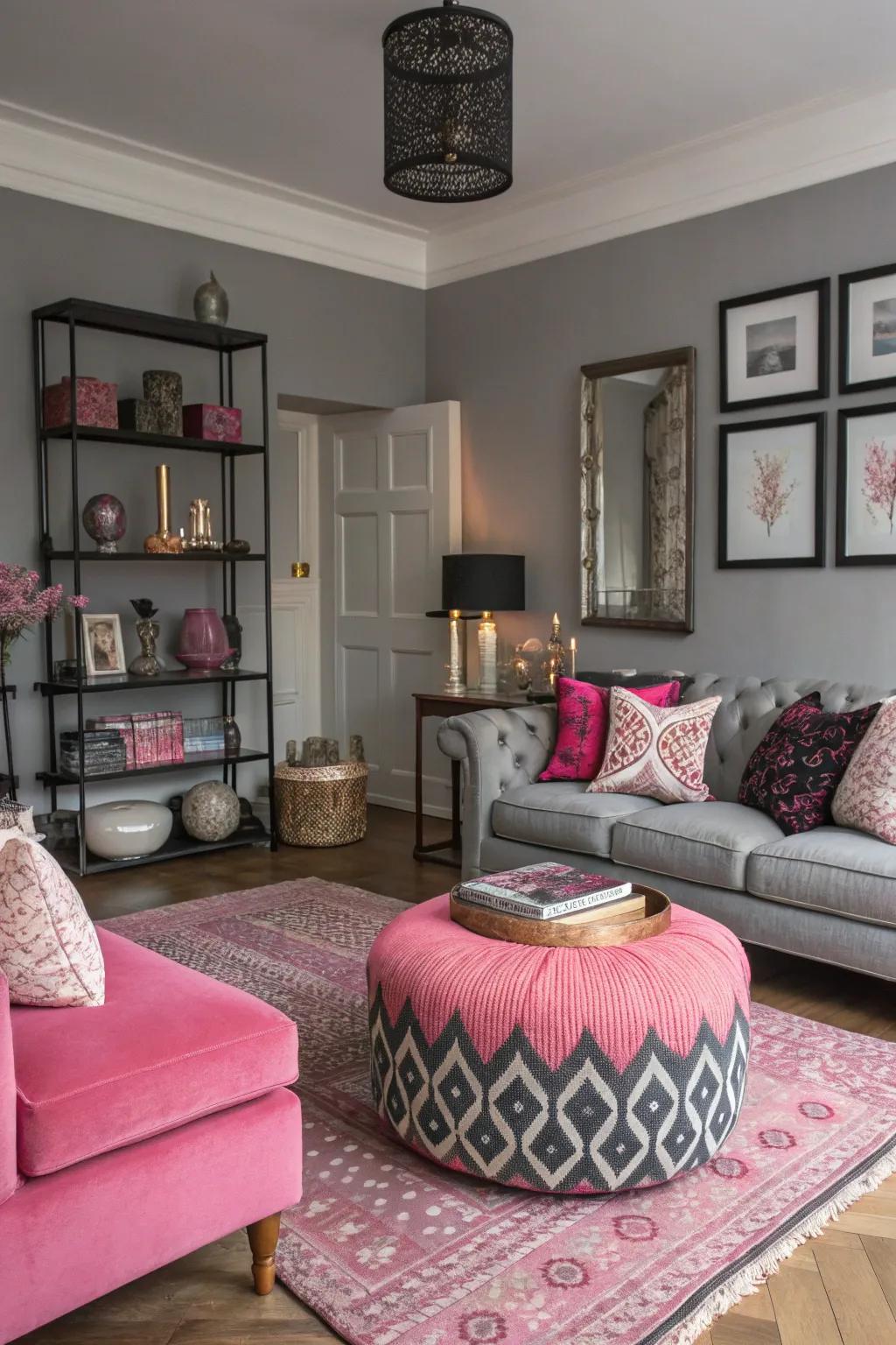 Diverse decor injects intrigue and invitation.