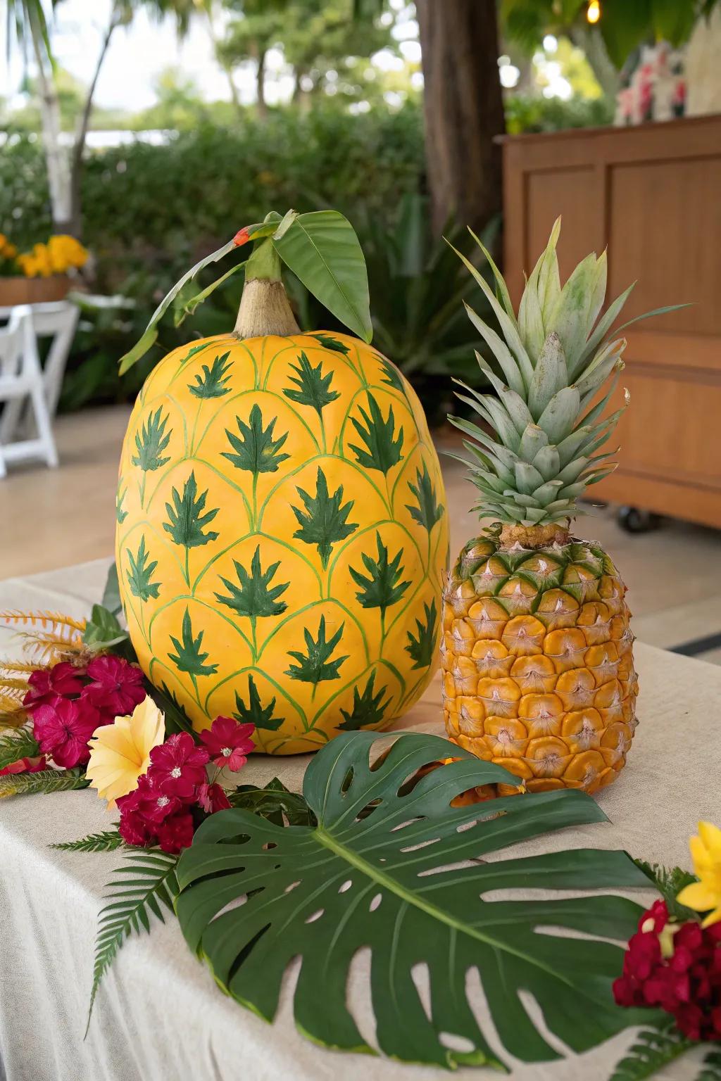 Bring a splash of the tropics to your home by decorating them this way.