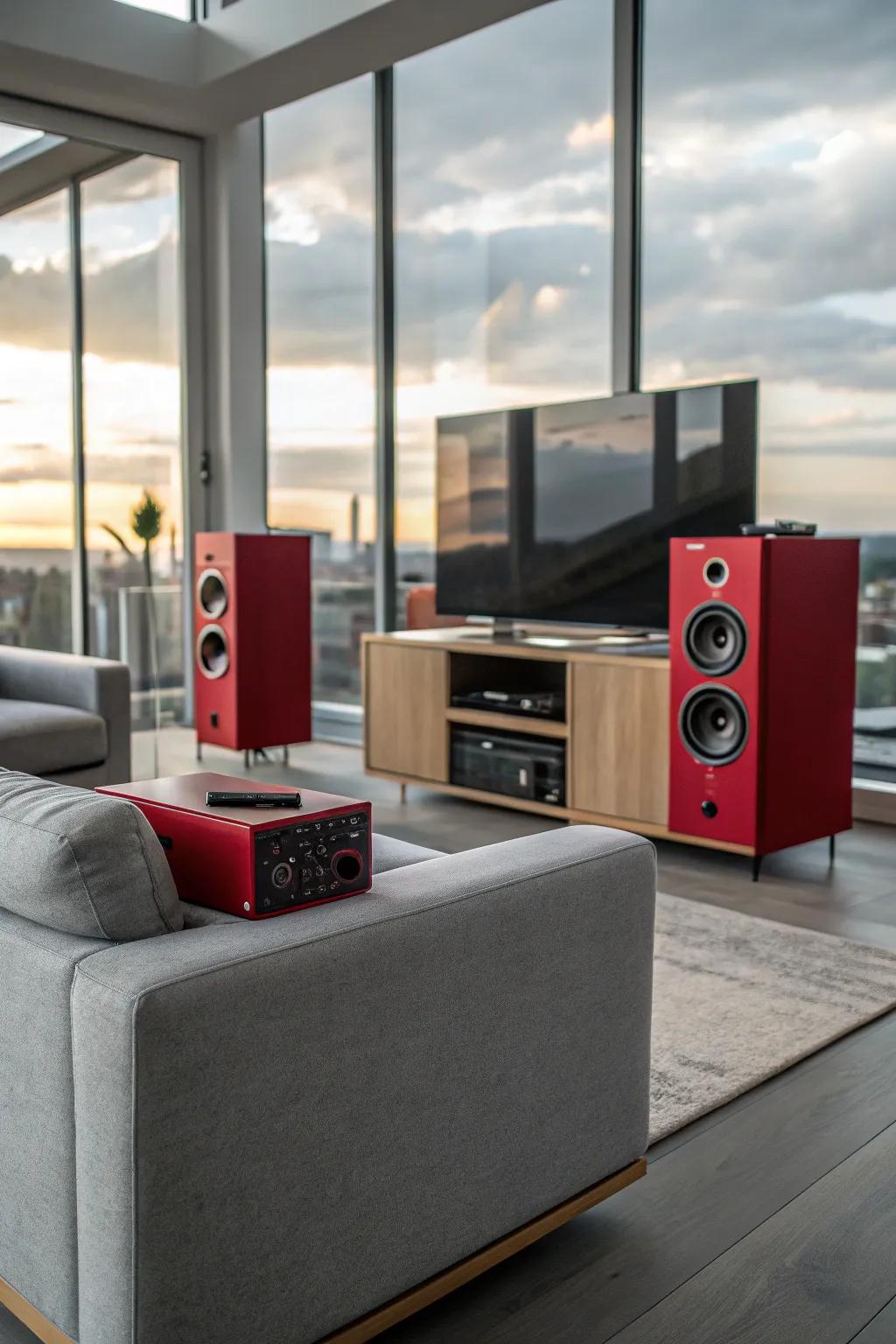 Technological elements integrate smoothly into an up-to-date color scheme.