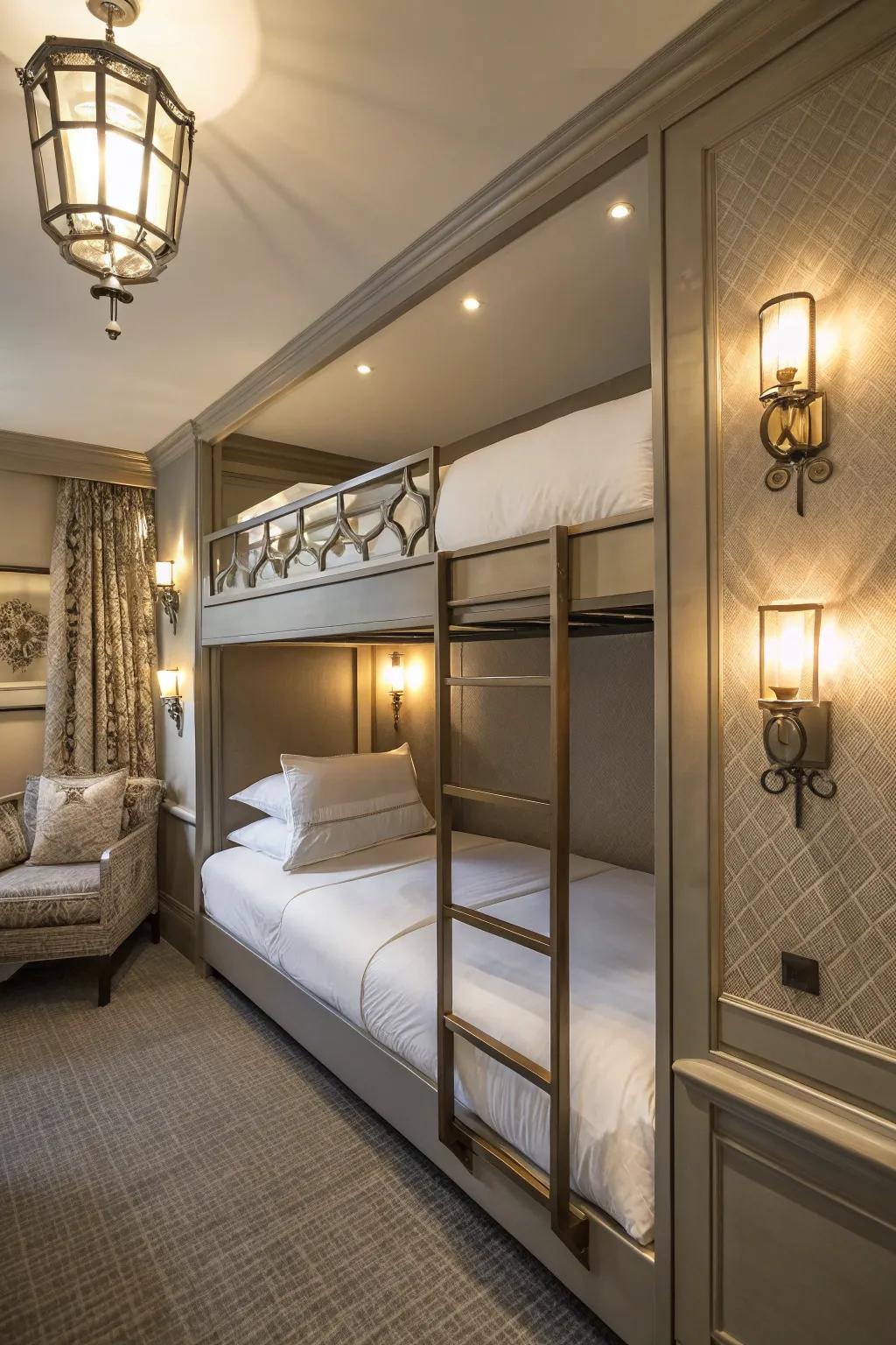 Wall-mounted lights inject a dose of refinement and serve a practical purpose.