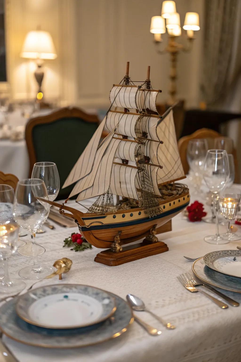 Ship models bring the ocean to your table.