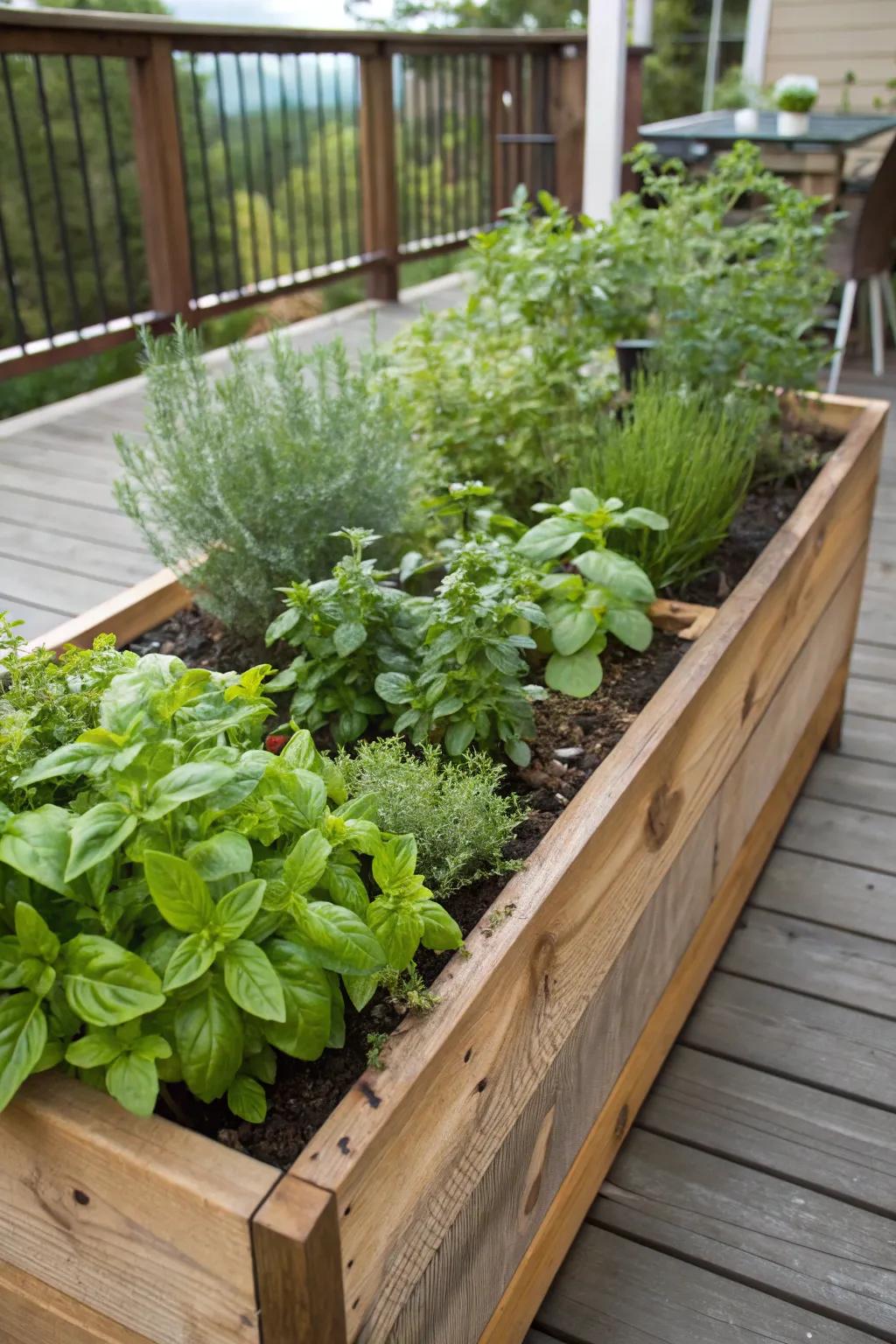 Improve your herb garden with charming raised beds.