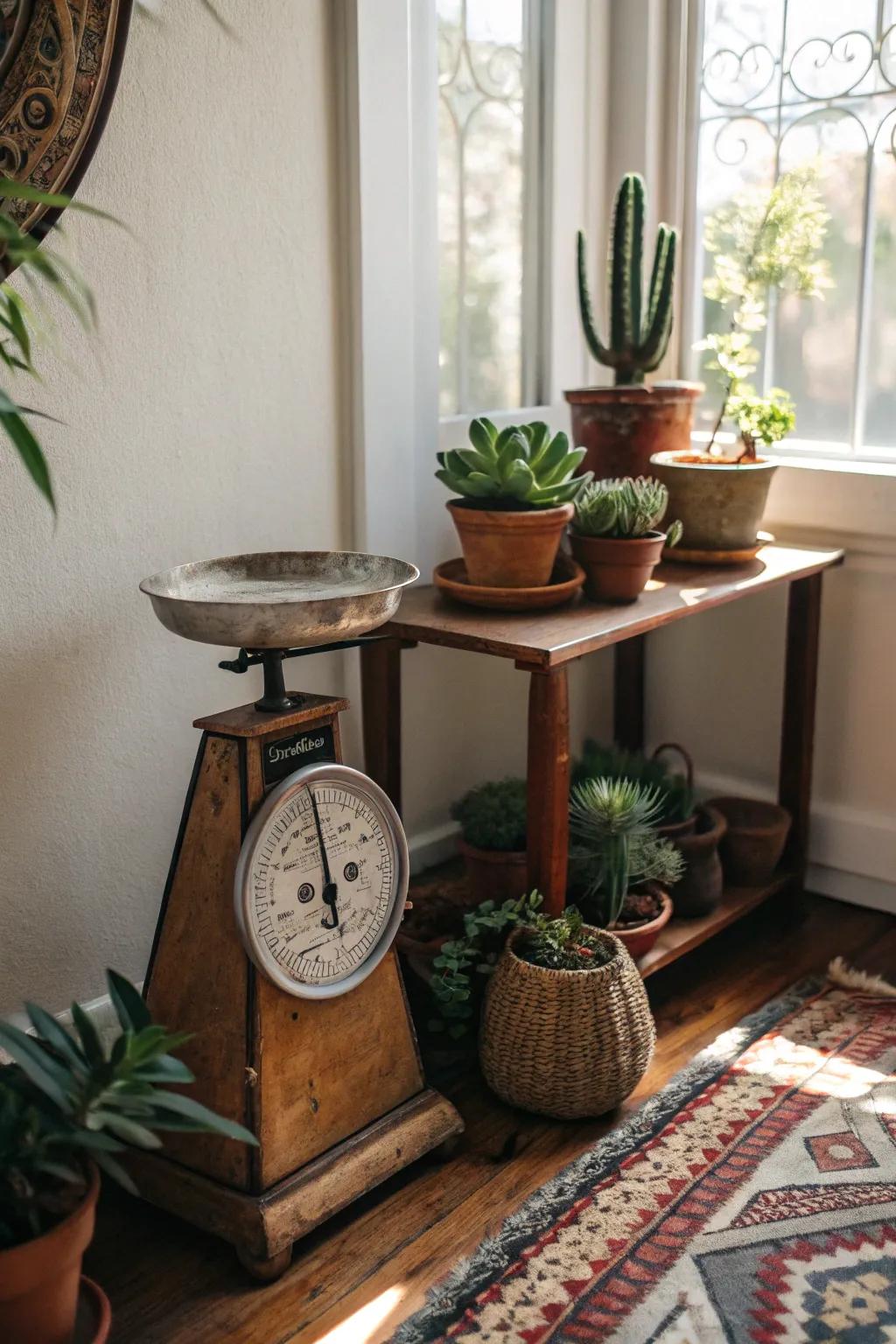 A classic balance embellished with lush vegetation for a spontaneous impression.