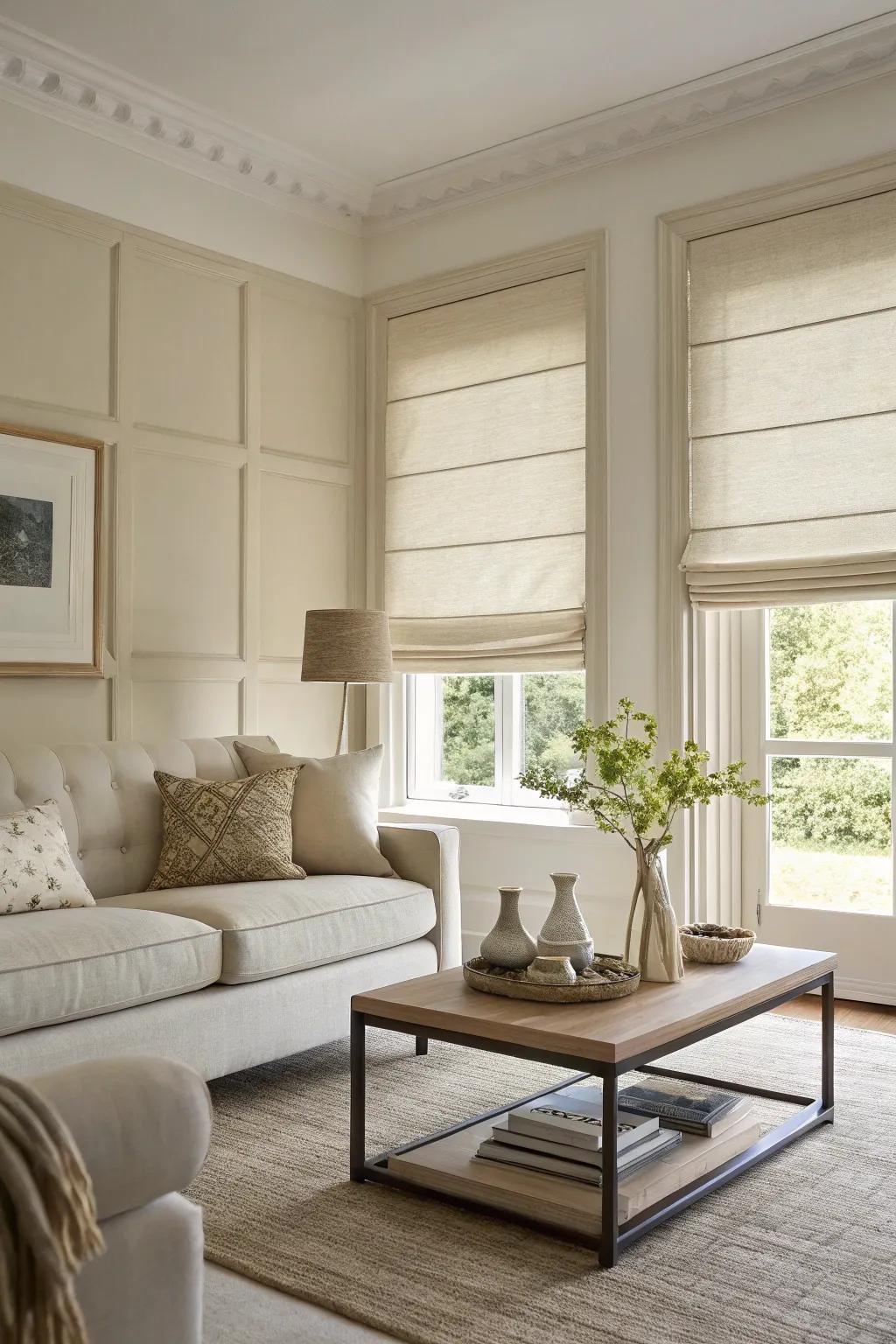 Roller blinds: A mark of elegance for any space.