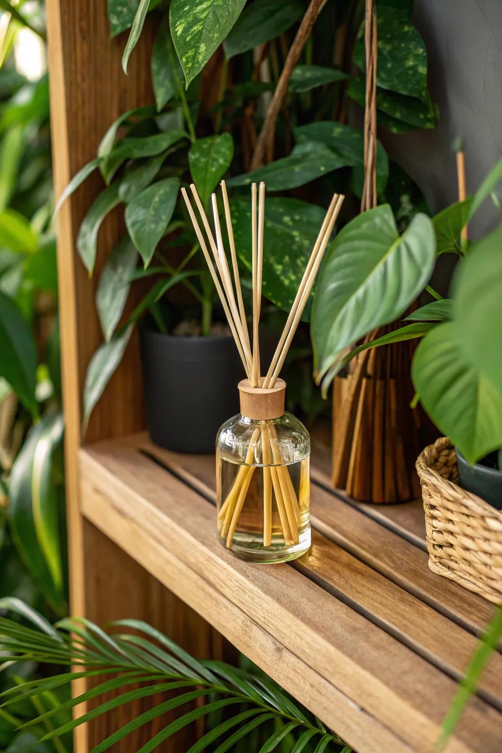 An elegant DIY essential oil diffuser that adds a personal touch.