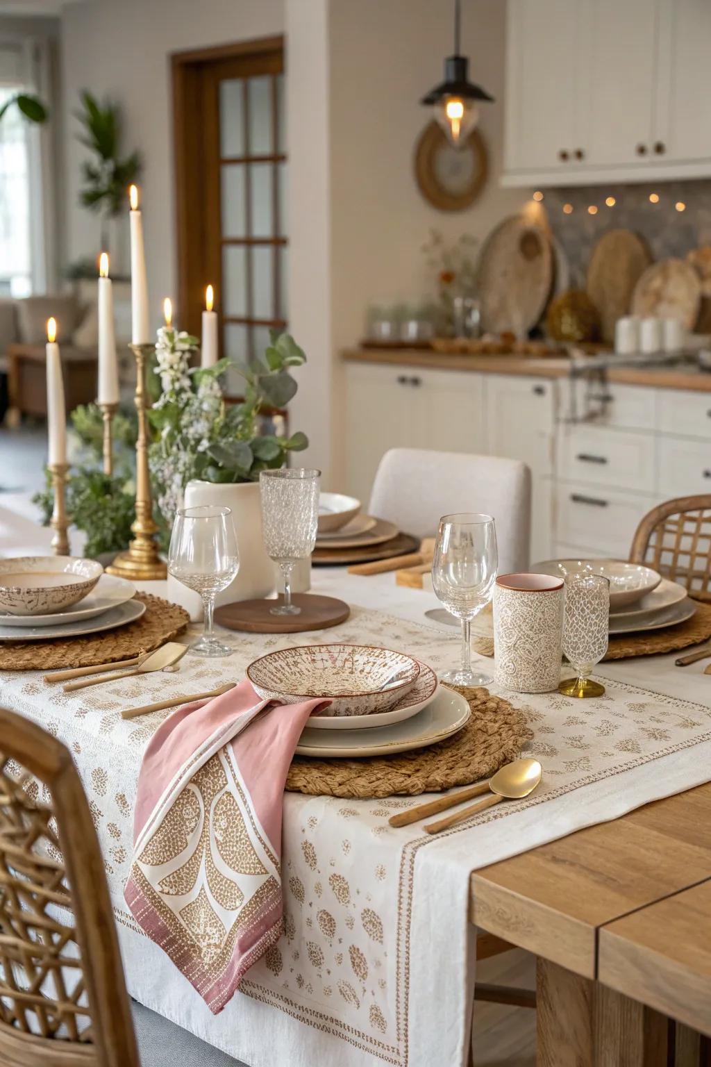 Classy table settings that bring sophistication to your party.