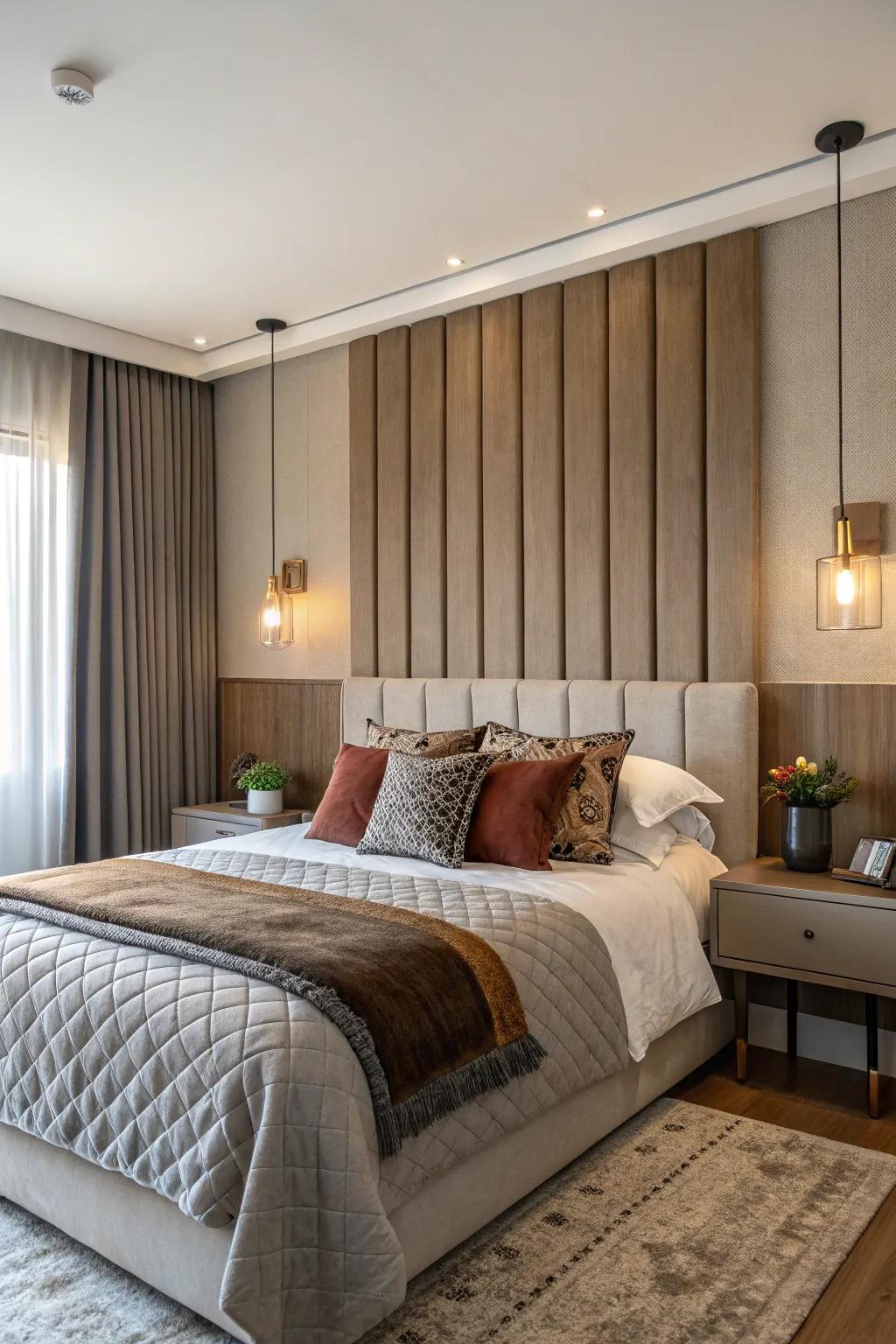 Vertical panels bring height and a refined feel to your personal space.