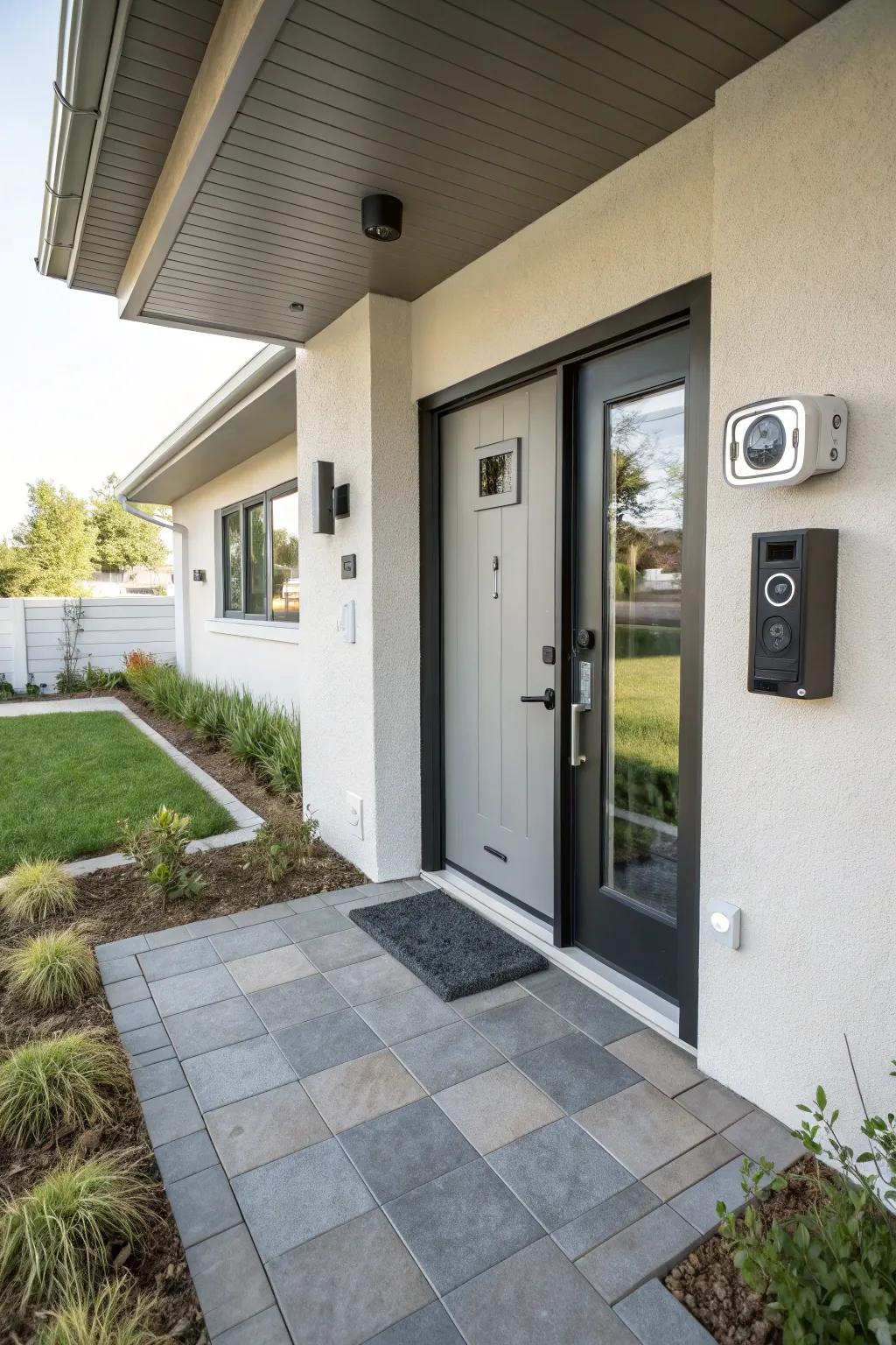 Smart security systems provide peace of mind and convenience.