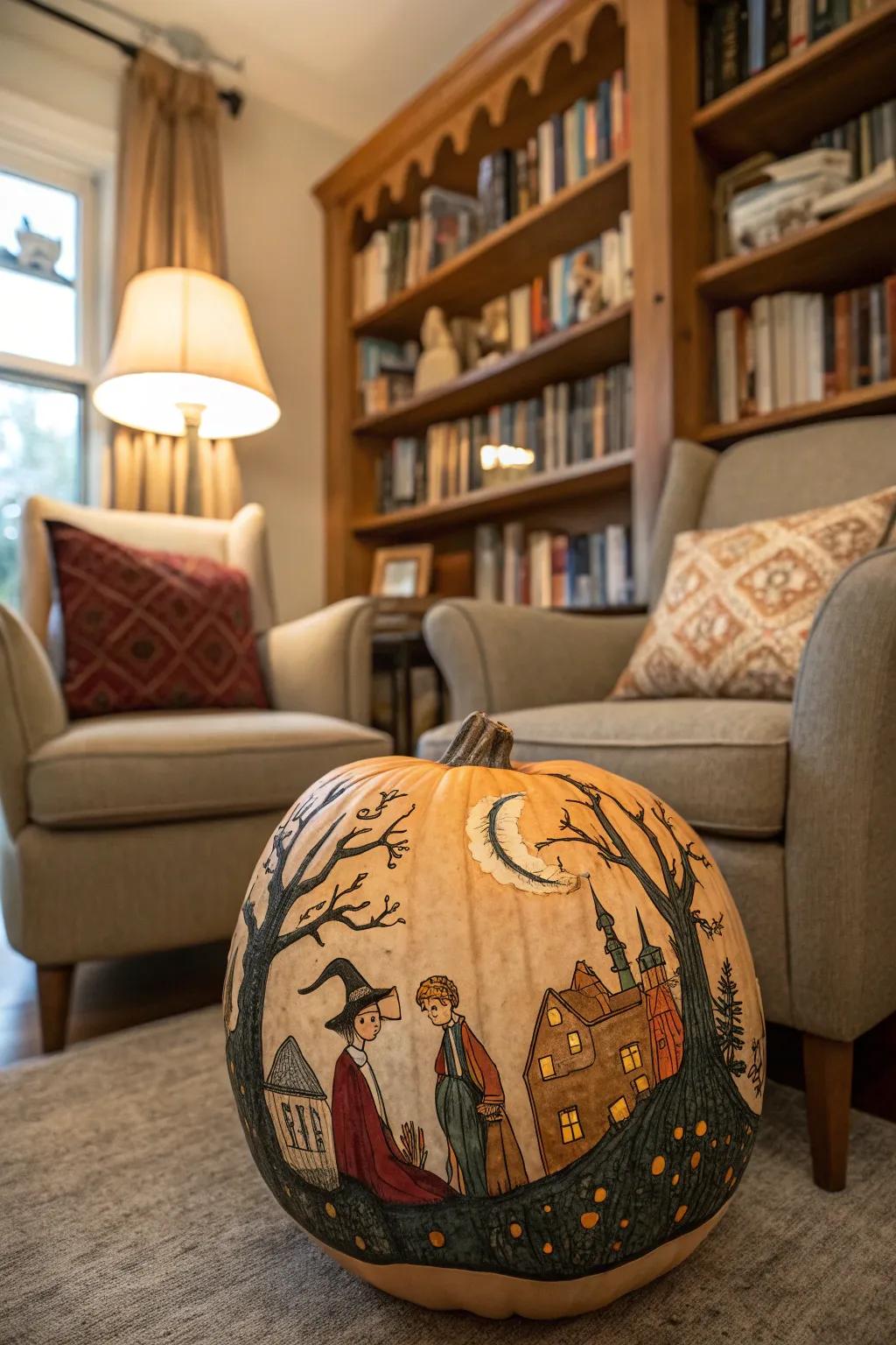 Present your favorite tales as pieces of visual art.