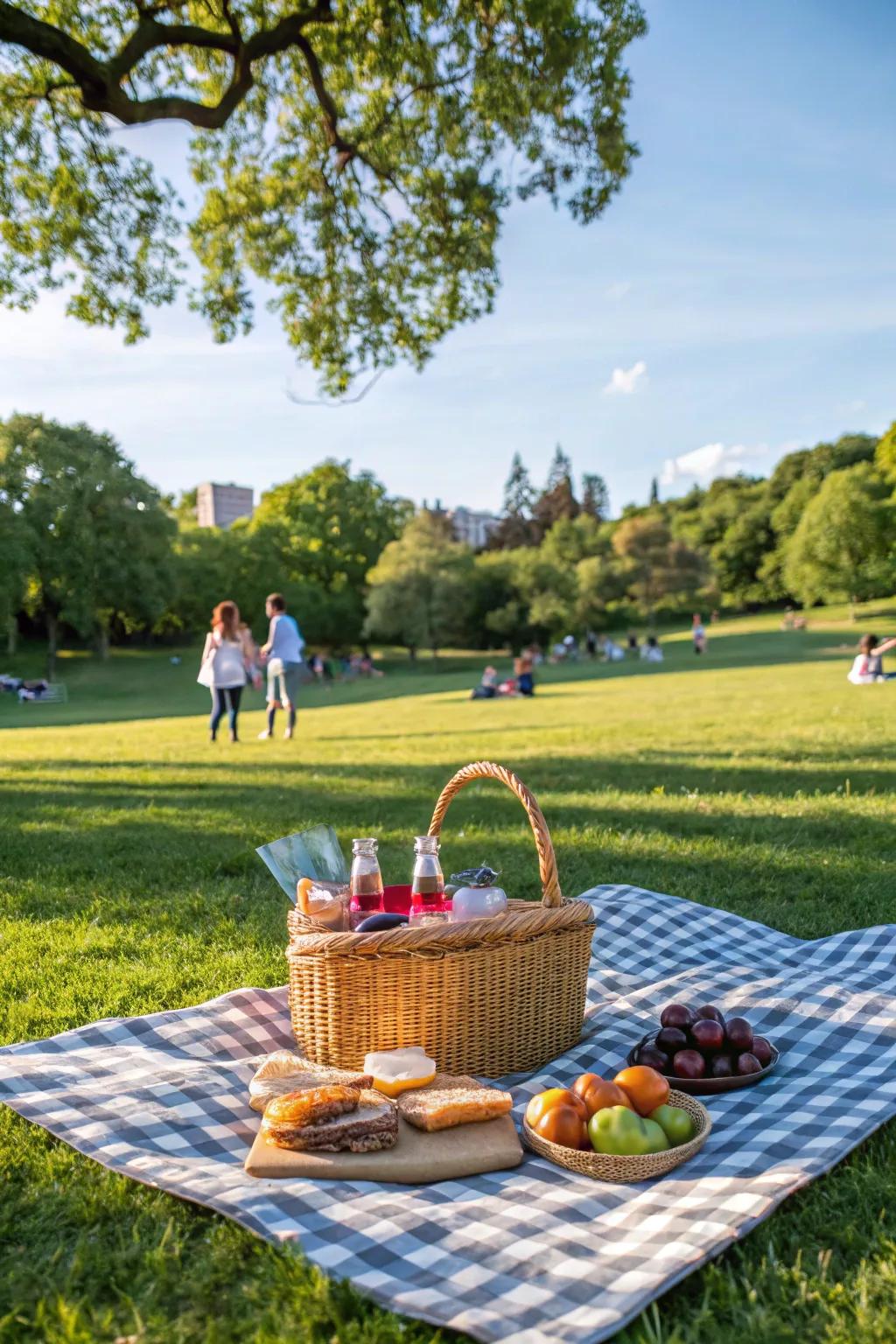 Savor a delightful Mother’s Day picnic basking in the sunlight.