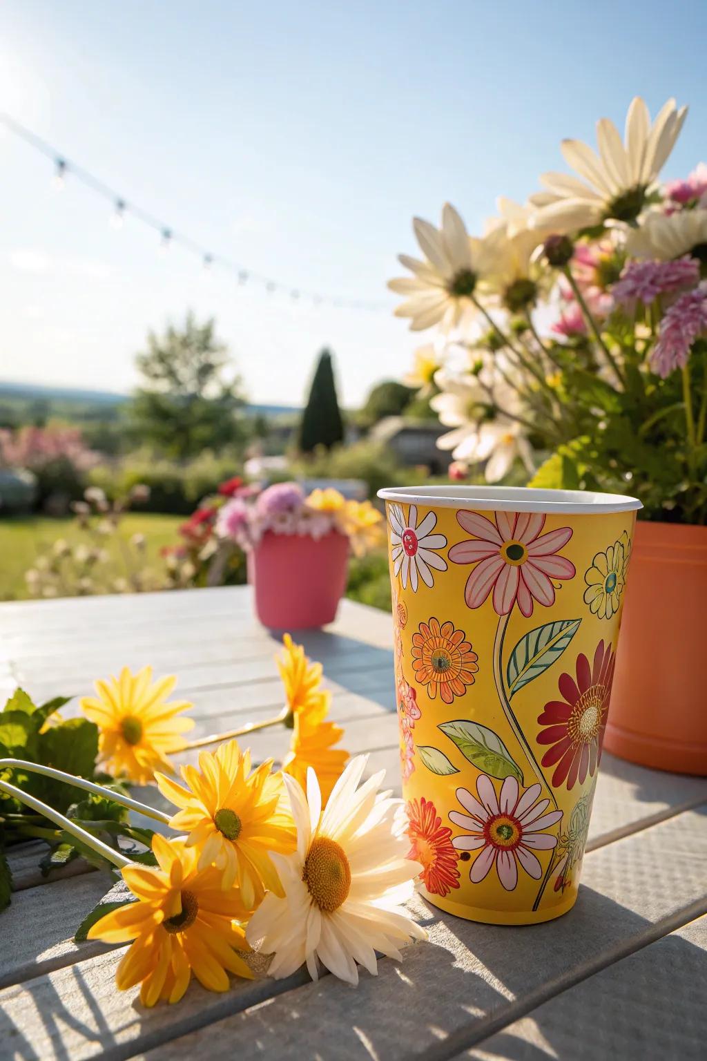 Vibrant flower designs that bring a burst of color to your day.