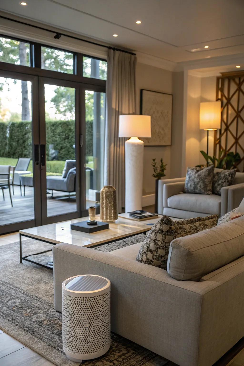 Experience supreme convenience with voice-controlled furniture.