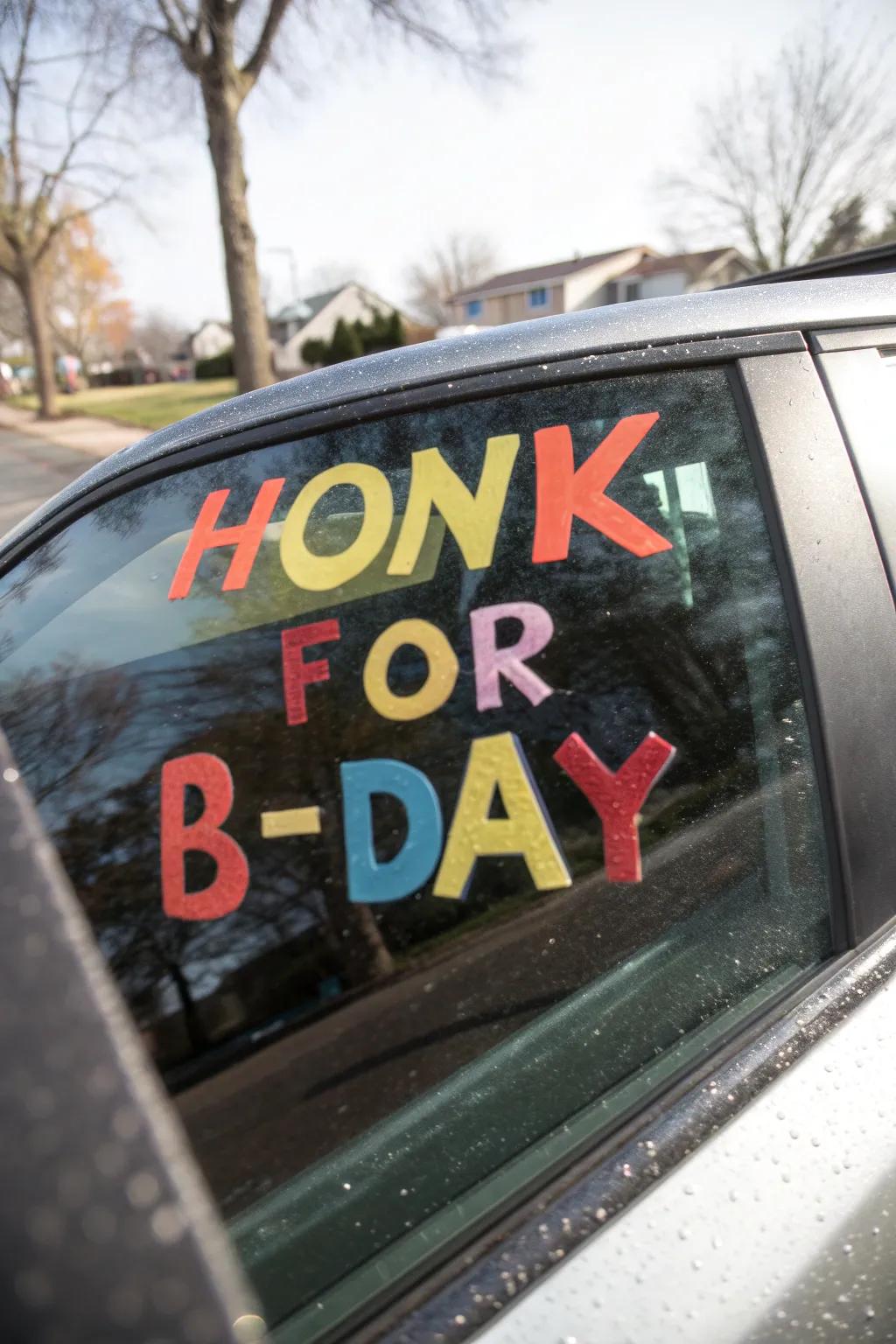Involve everyone in the merriment through interactive signs.
