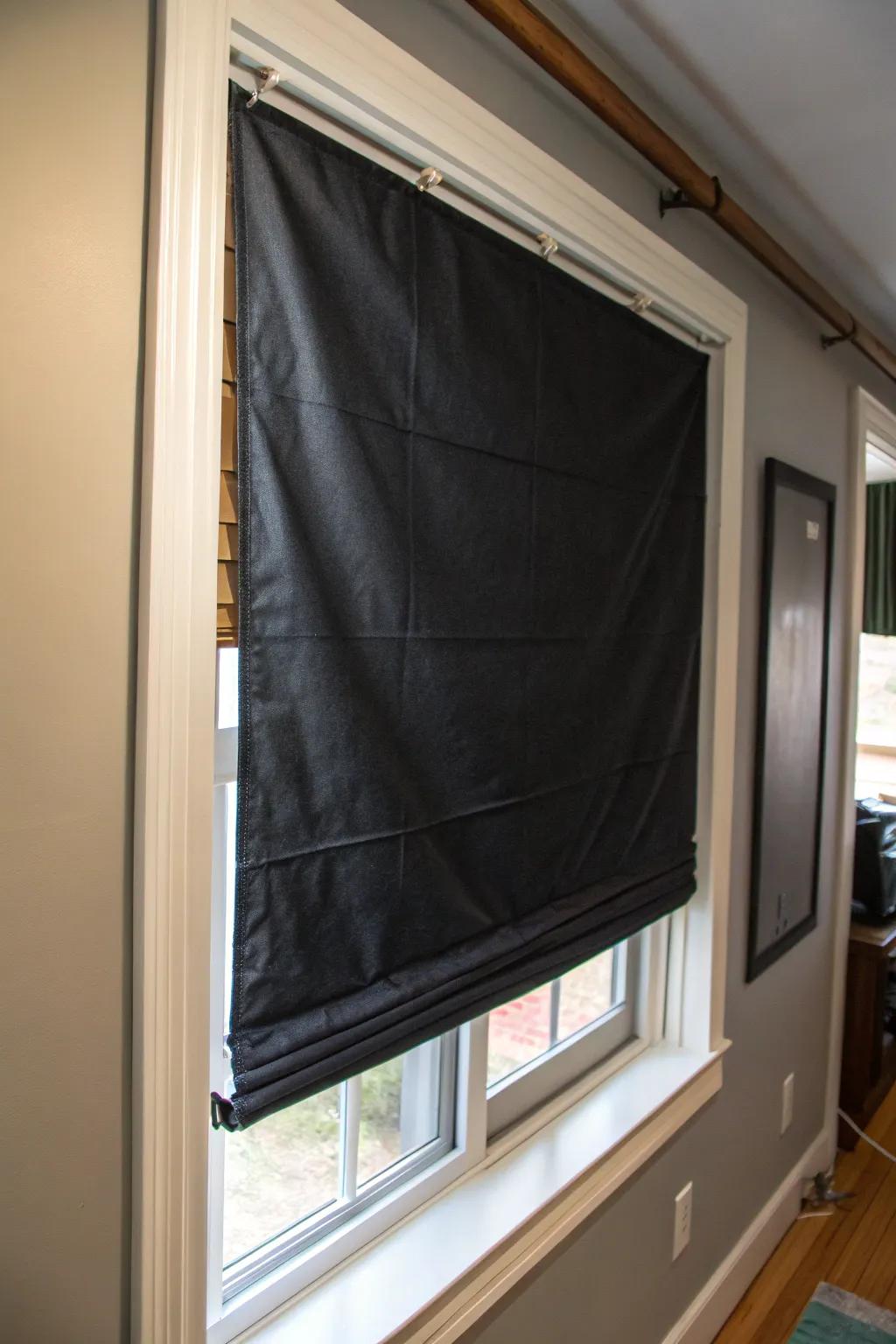 DIY blackout panels enable customization and creativity while obstructing unwanted light.