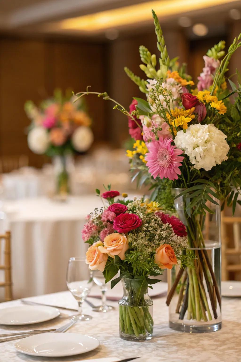 Flower decorations that add vibrancy and elegance to your decor.