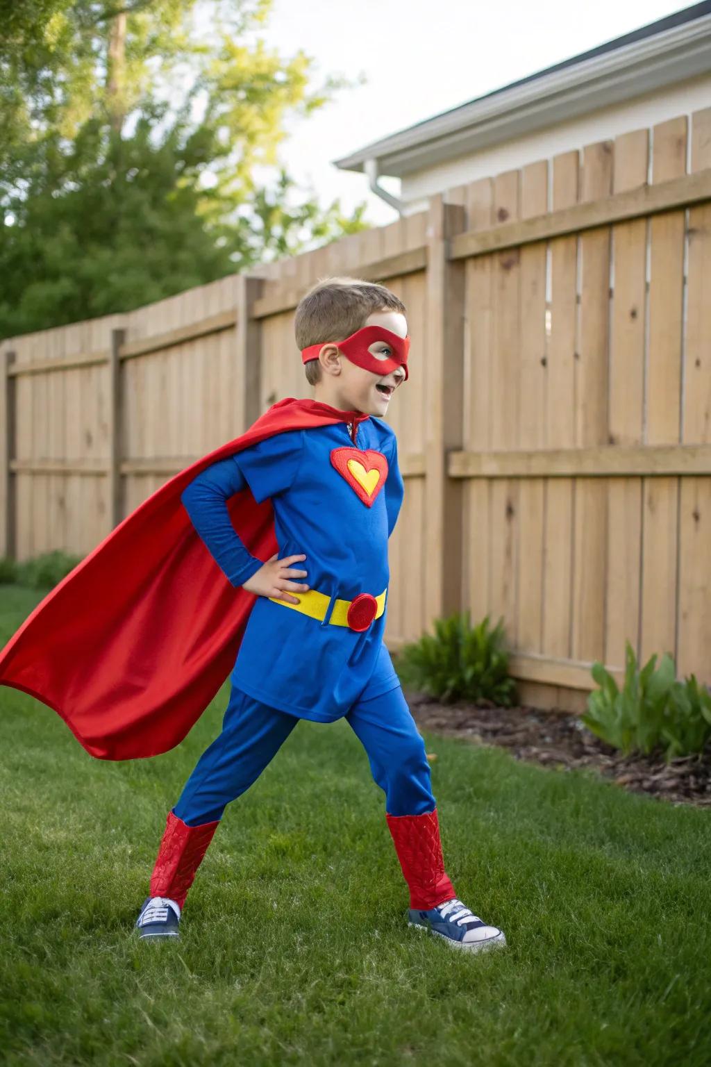Costumes introduce a playful twist to any birthday photos.