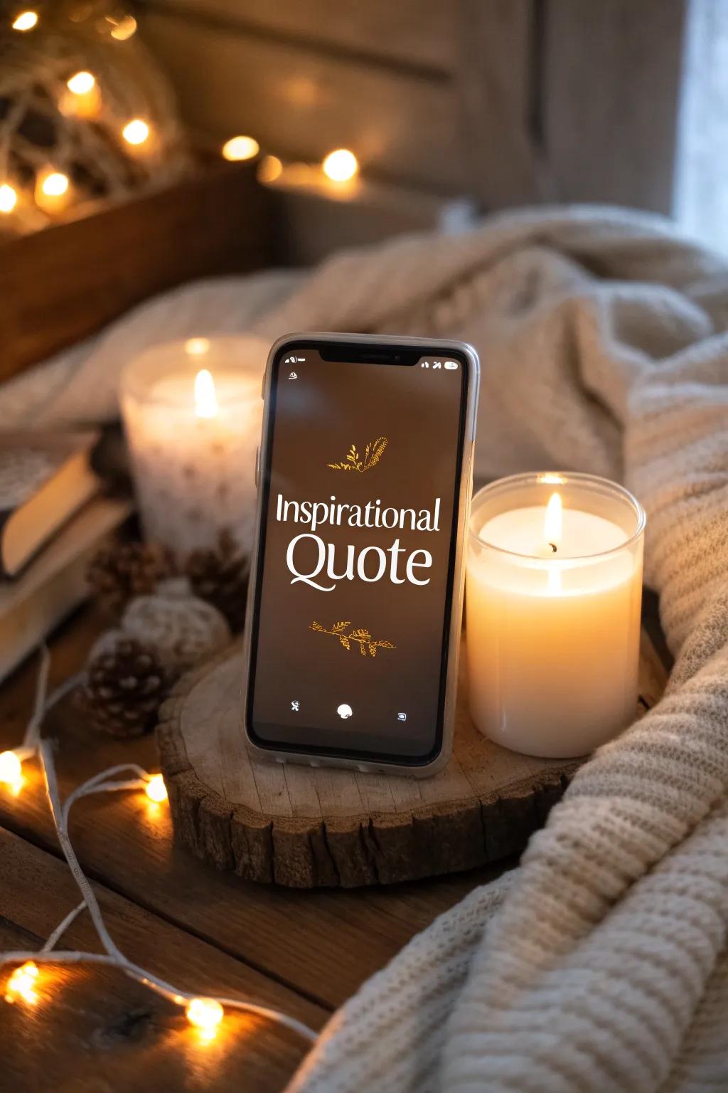 Gain inspiration daily with a motivational quote widget.