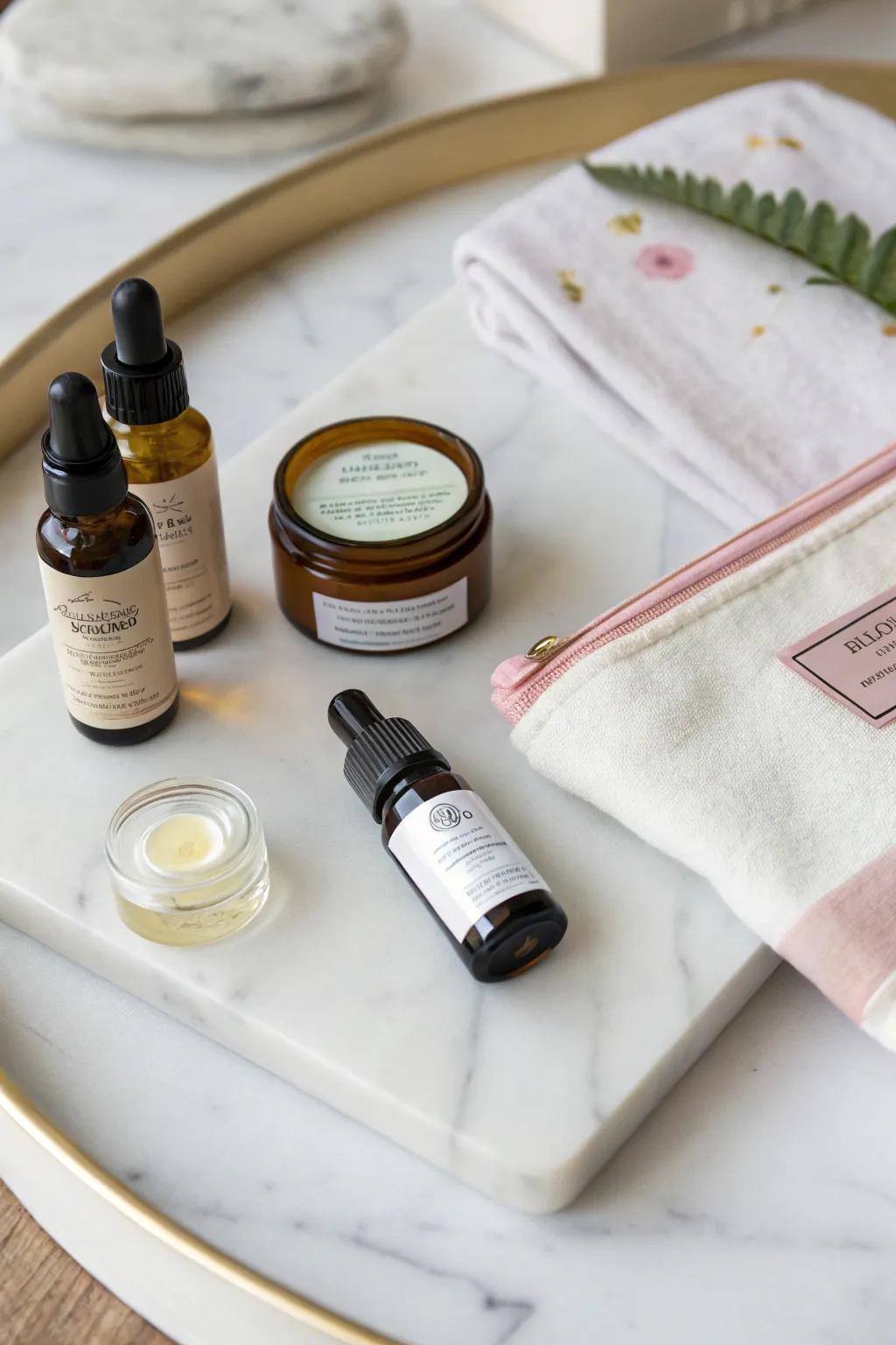 Personal care kits provide guests with a touch of luxury and relaxation.