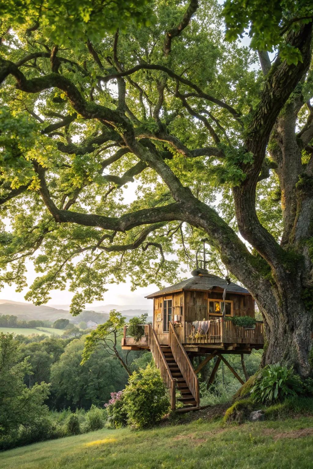 An elevated sanctuary providing a magical getaway