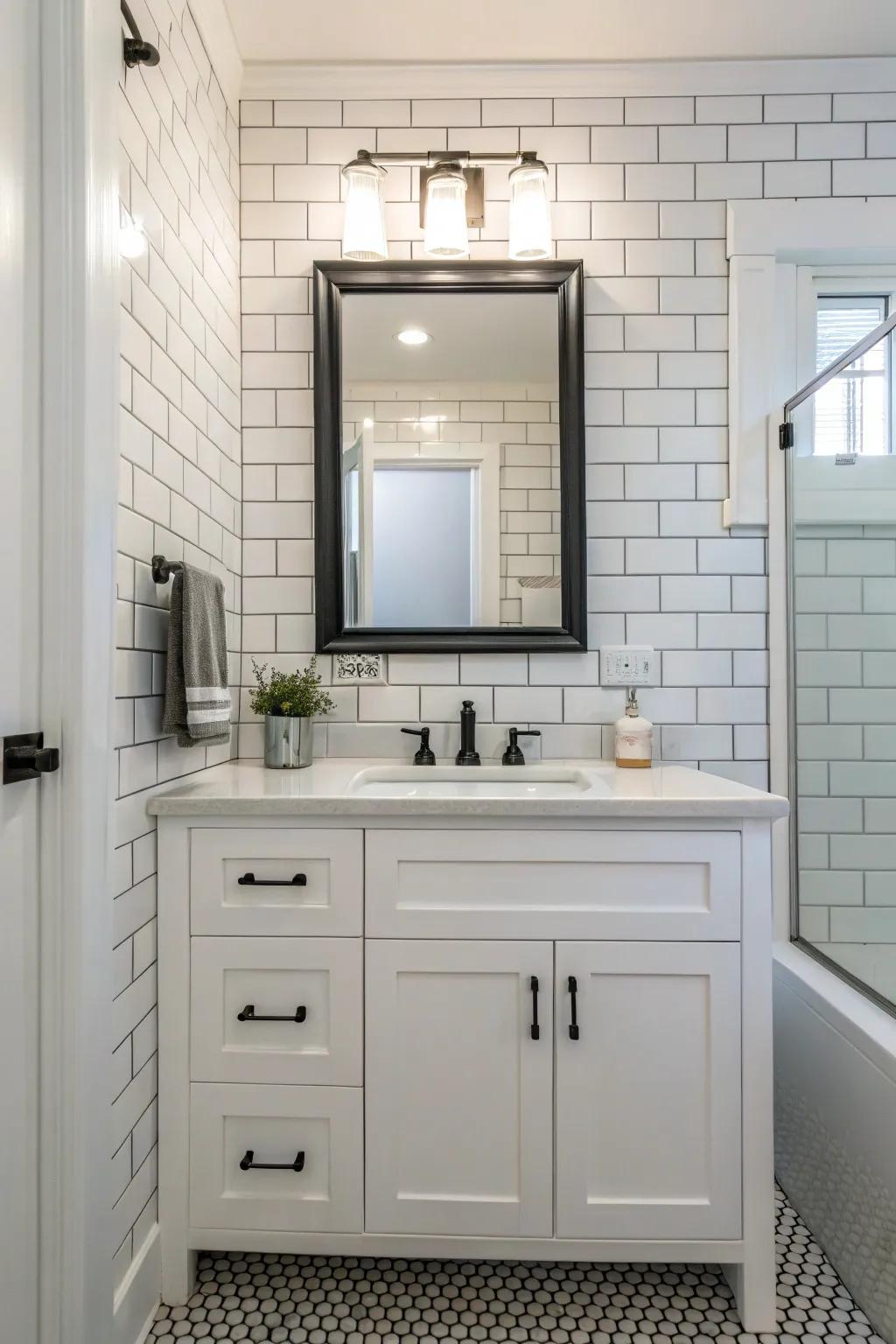 Classic tiles provide a timeless, adaptable look.