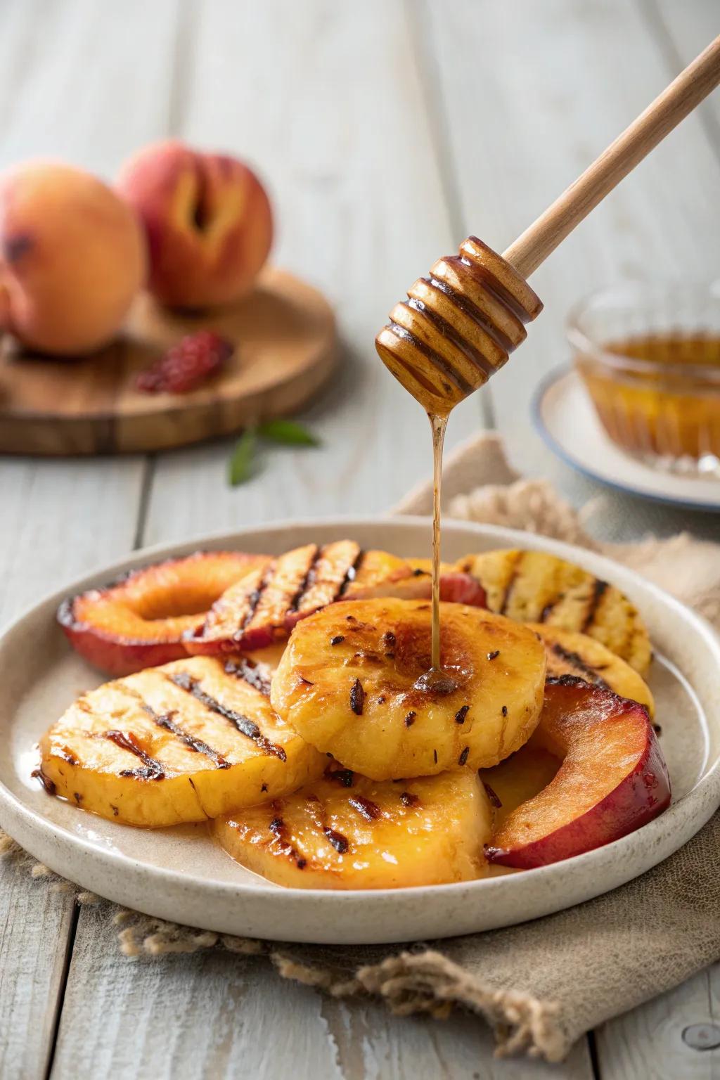 Grilled fruits provide a delightfully sweet and smoky touch to your indoor BBQ.