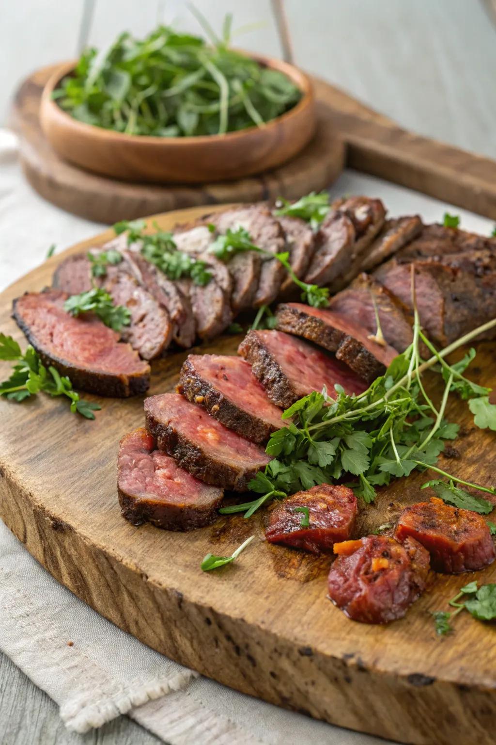 Relish the deep flavors of chorizo and carne asada.