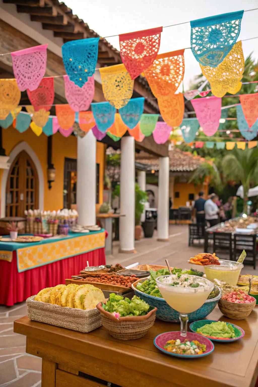 Turn up the heat with a vibrant Mexican fiesta.