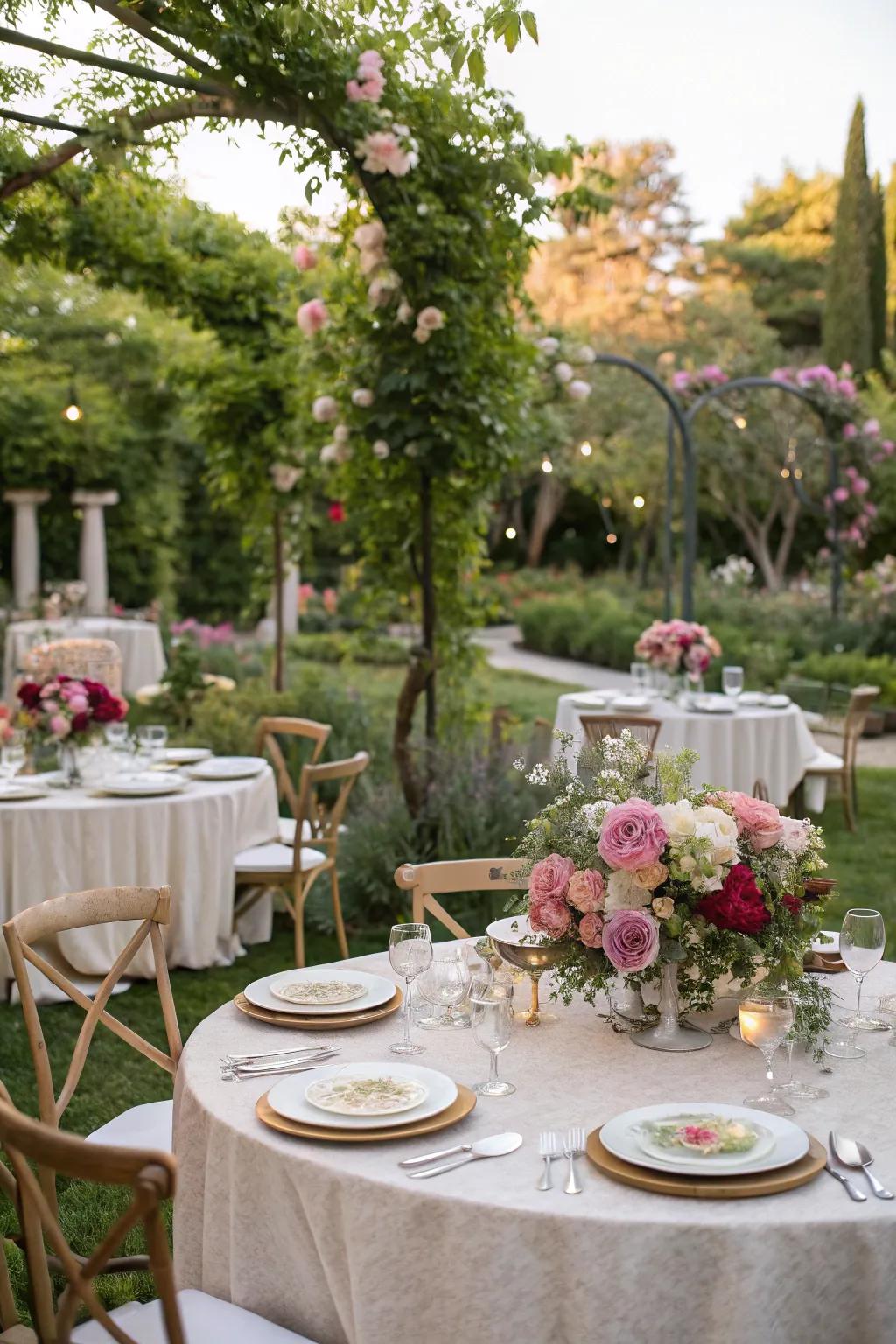 A garden tea party offers a serene and stylish way to celebrate.