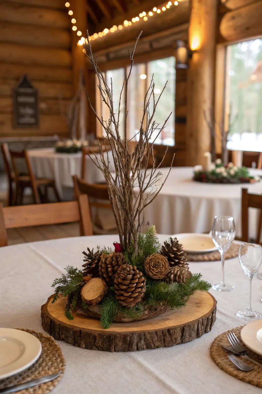 Welcome the outdoors in with natural elements.