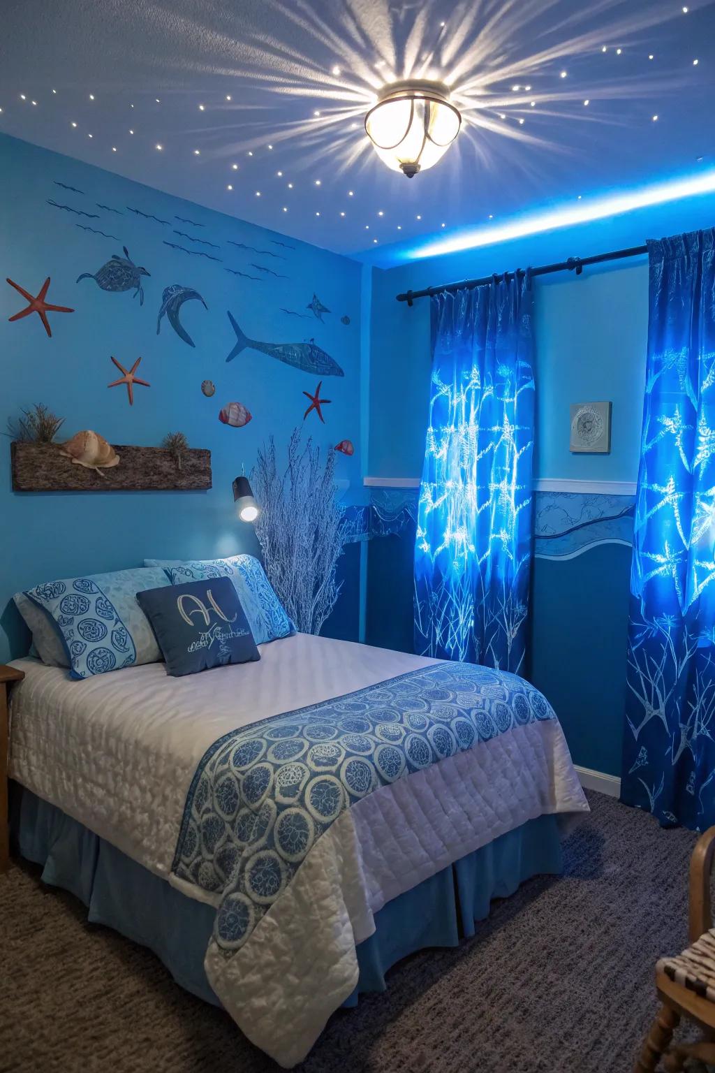 Themed decor transforms your bedroom into a personal sanctuary.