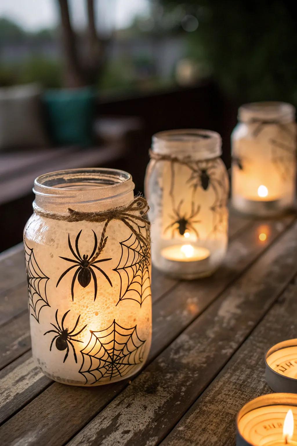 Illuminate your domain using these chilling, silhouette-casting beacons.