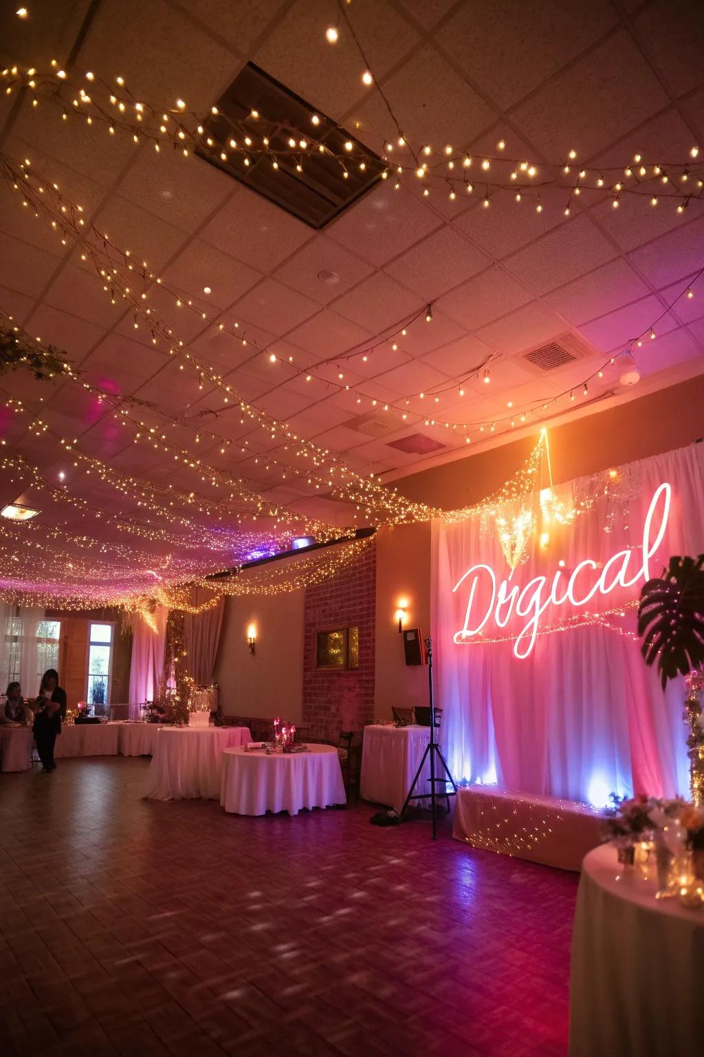 Light features that transform spaces into enchanting wonderlands.