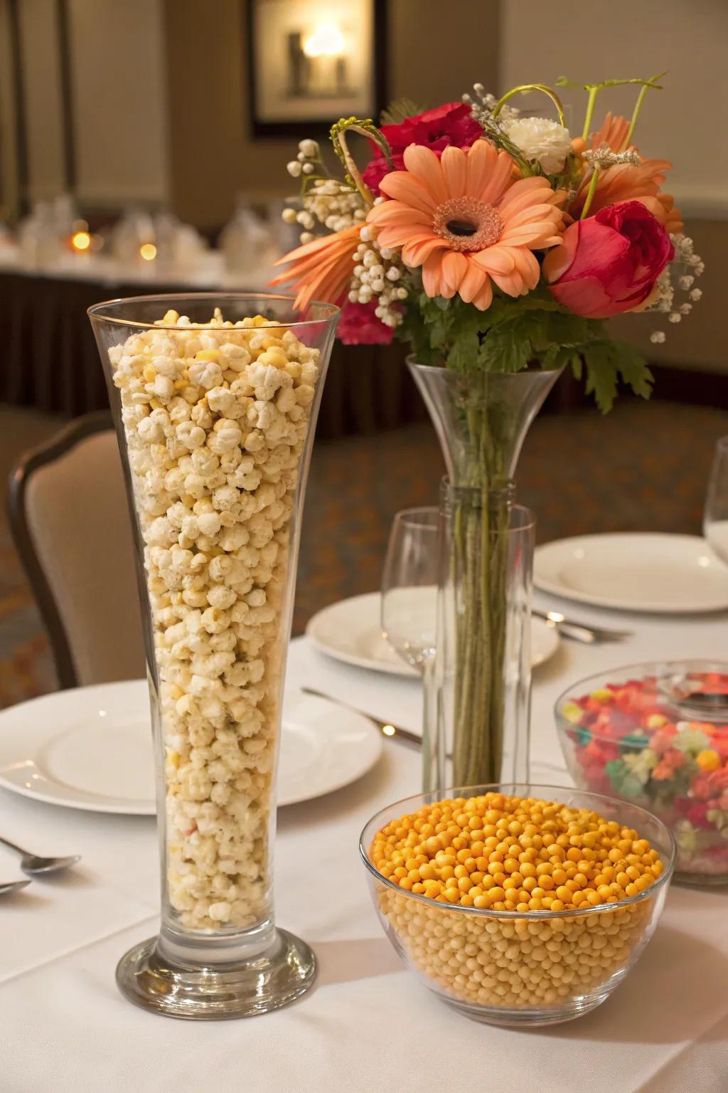Butterpuff displays bring texture and color to any table setting.