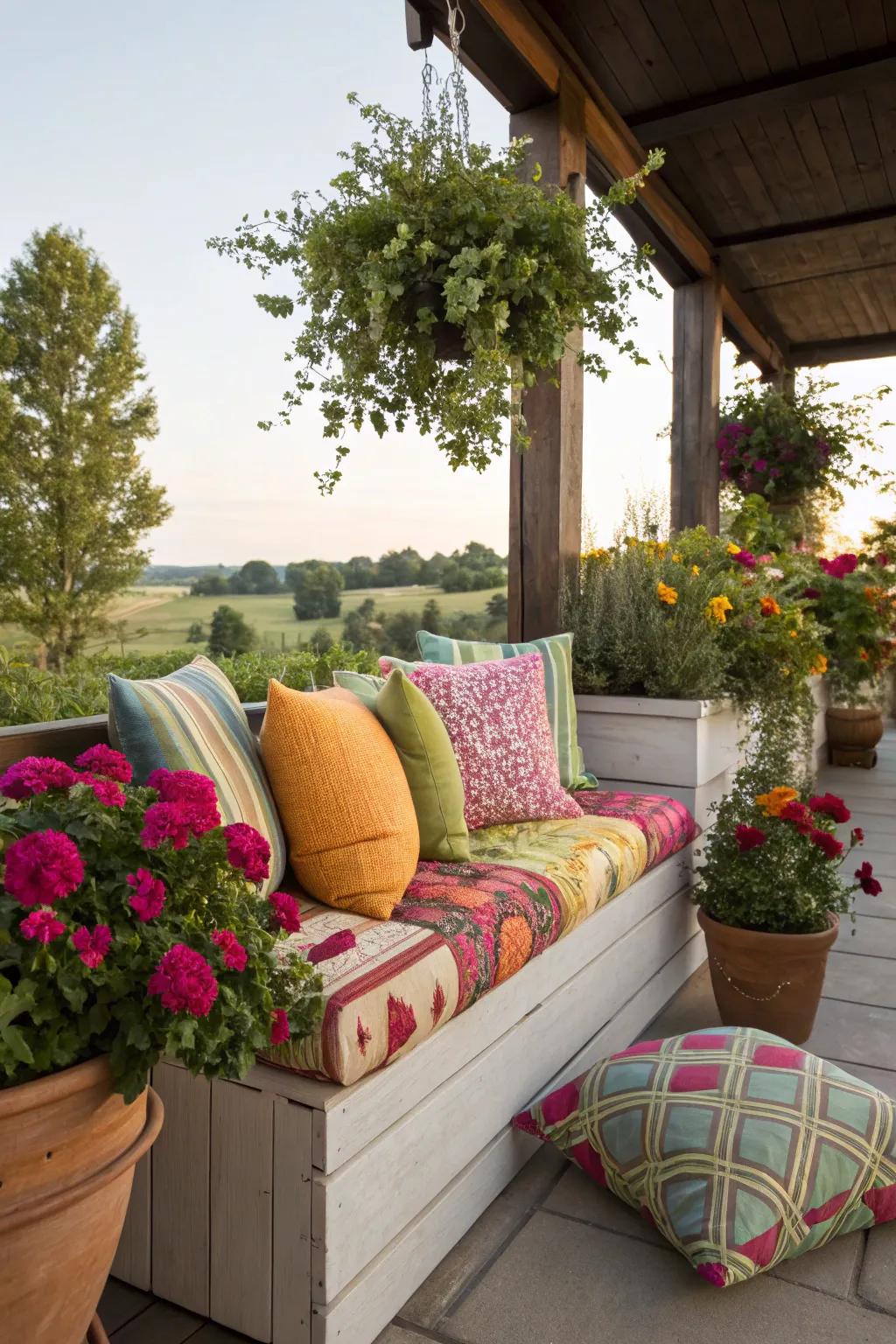 Colorful accents bring energy and personality to your yard.